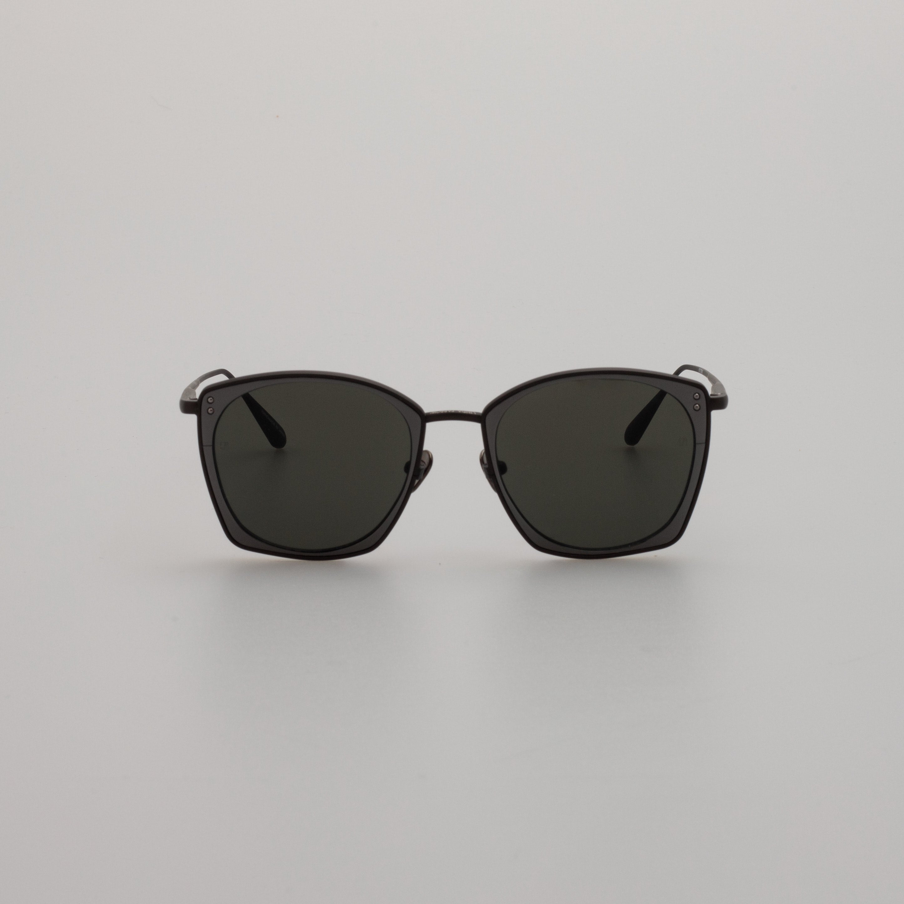 Milo Square Sunglasses in Matt Nickel