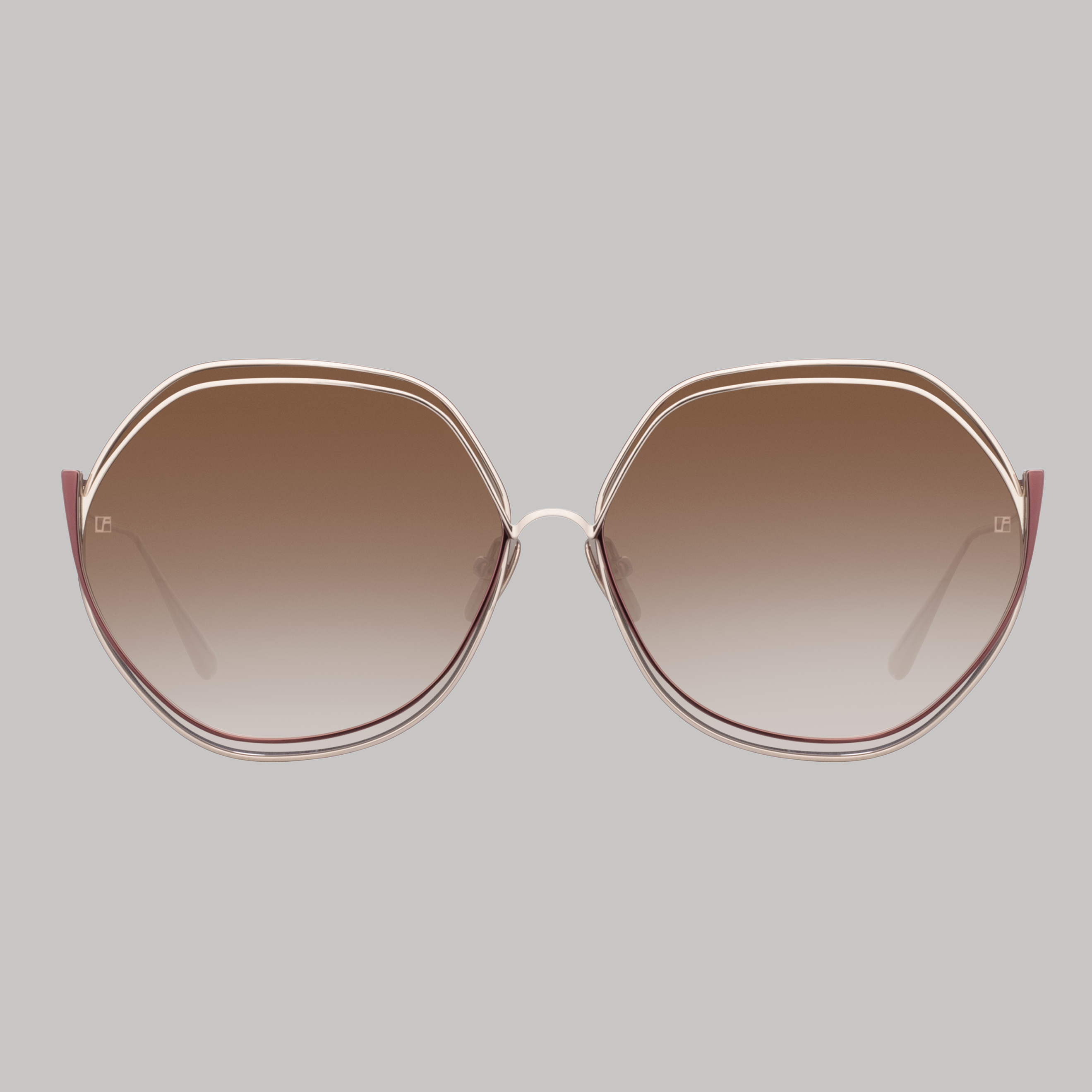 Aspen Sunglasses in Metallic Brown
