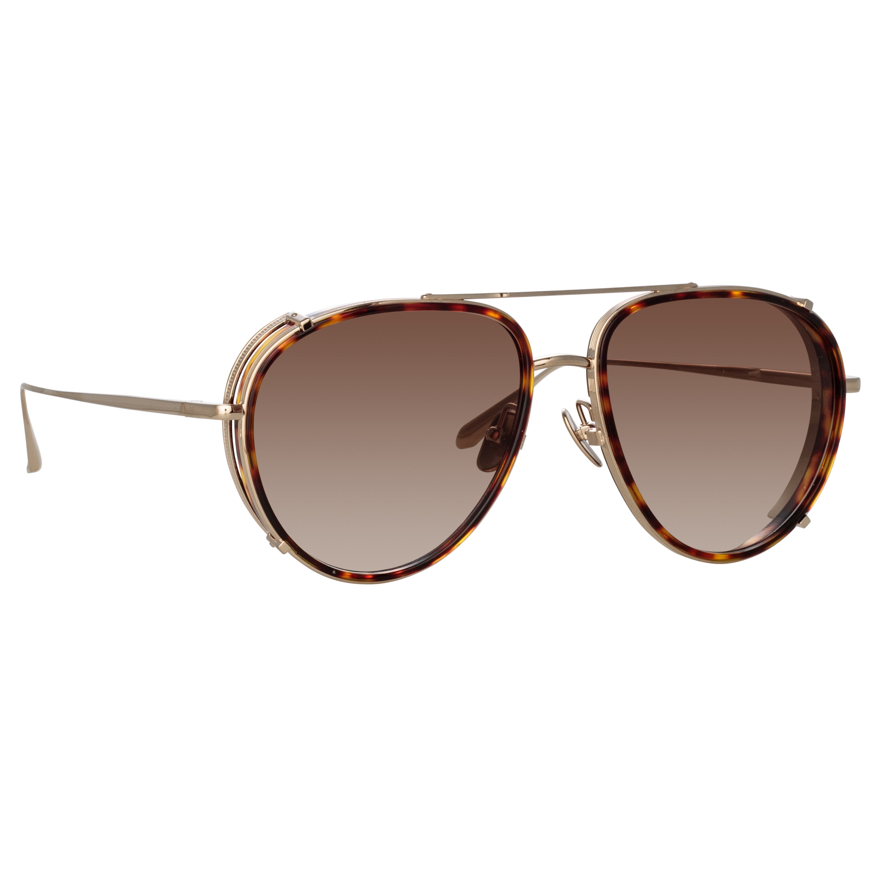 Dimitri Sunglasses in Light Gold