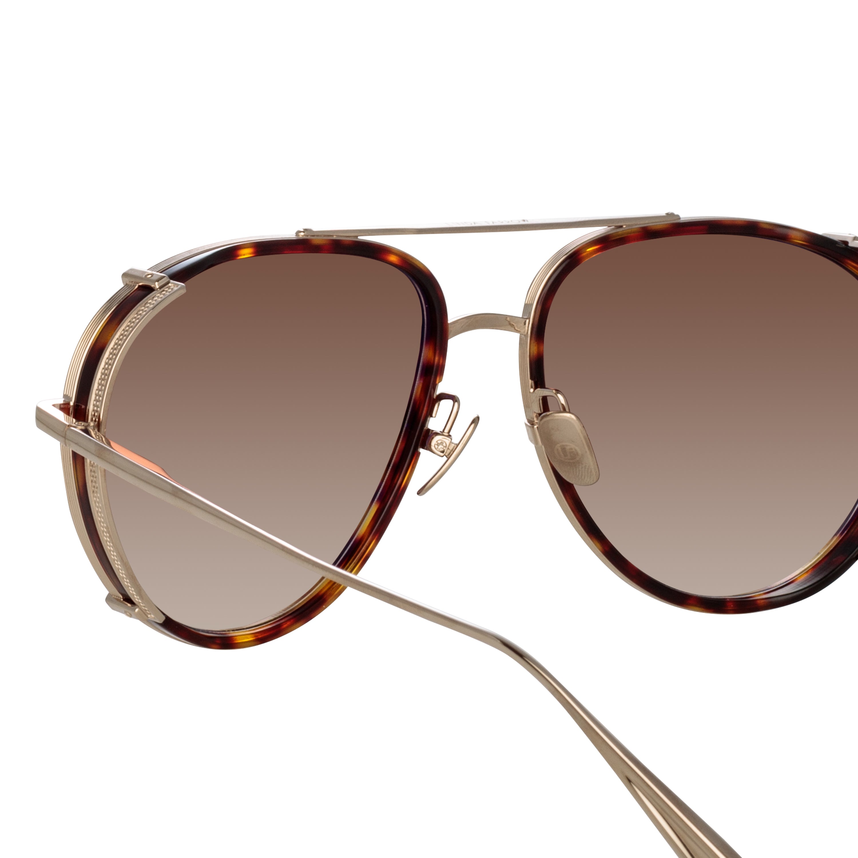 Dimitri Sunglasses in Light Gold