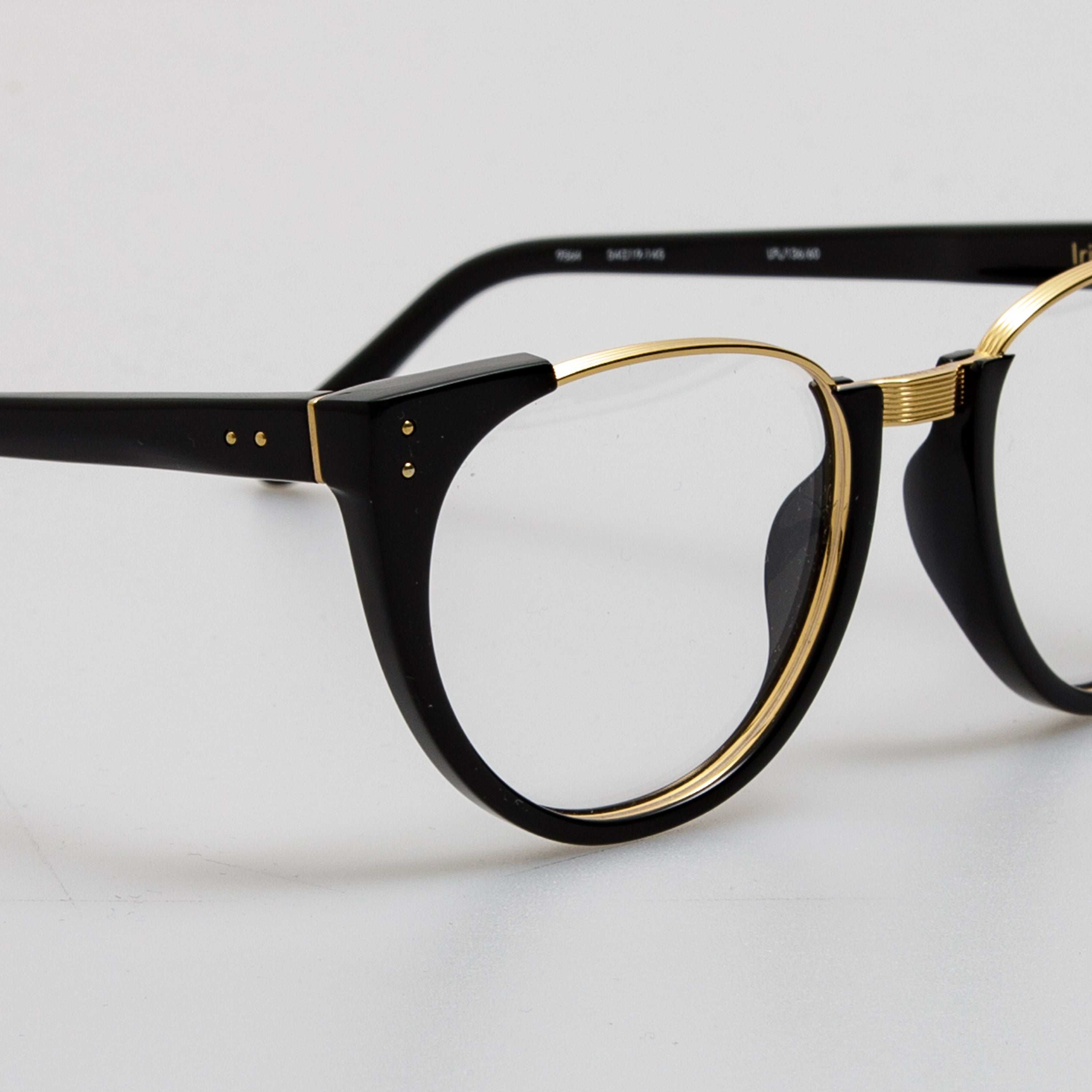 Iris Oval Optical Frame in Black