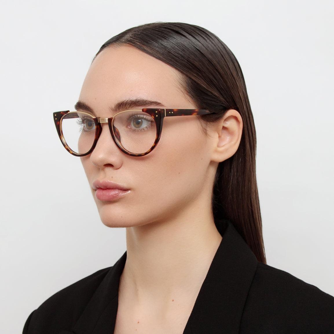 Iris Oval Optical Frame in Dark Tortoiseshell