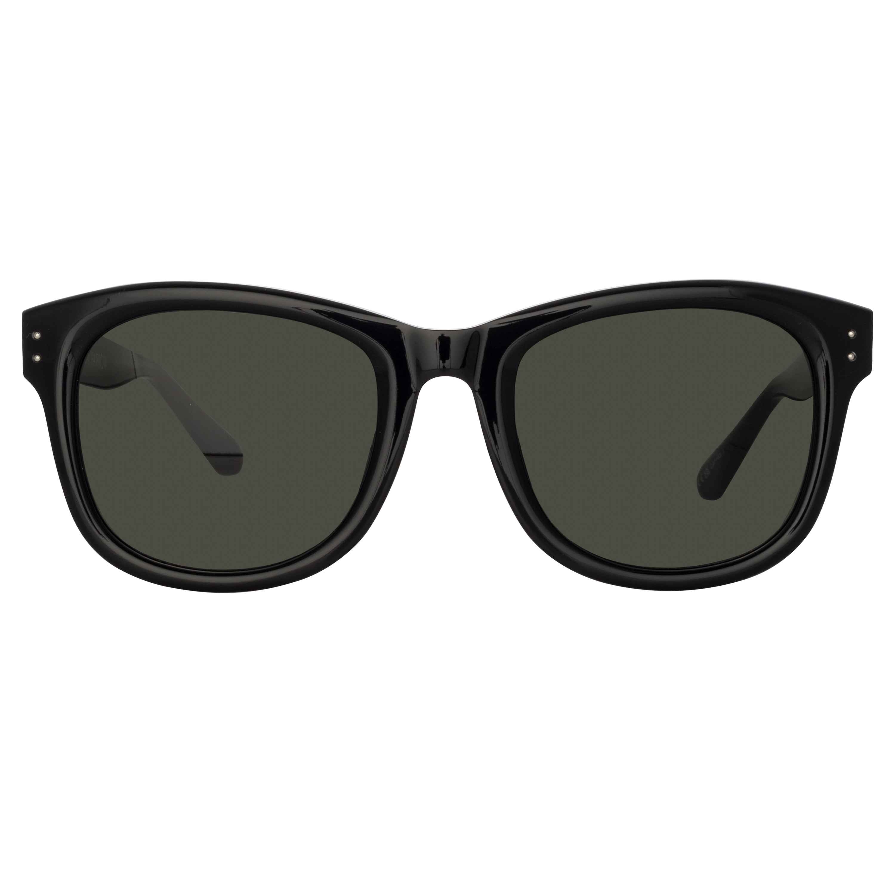 Edson Sunglasses in Black and Nickel