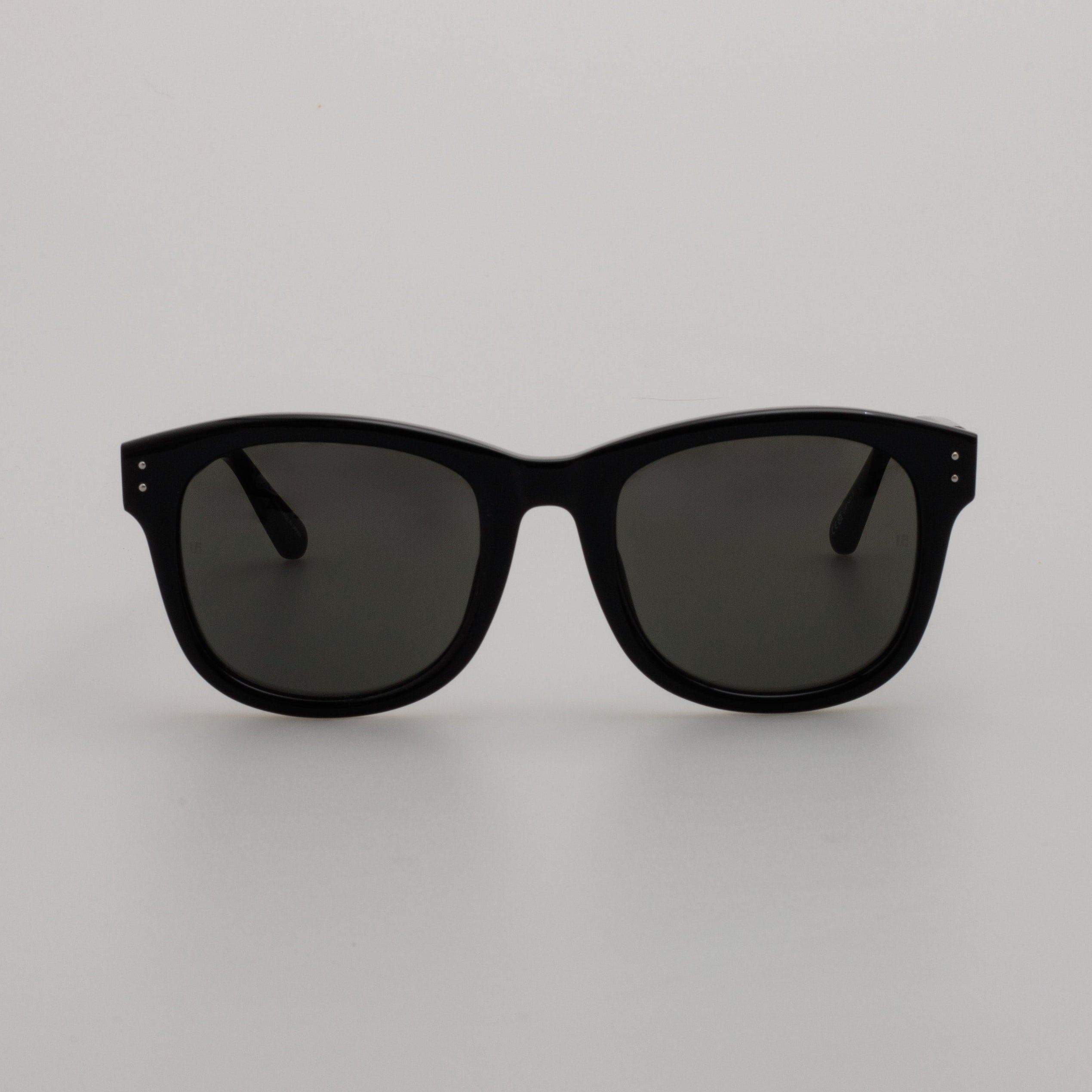 Edson Sunglasses in Black and Nickel