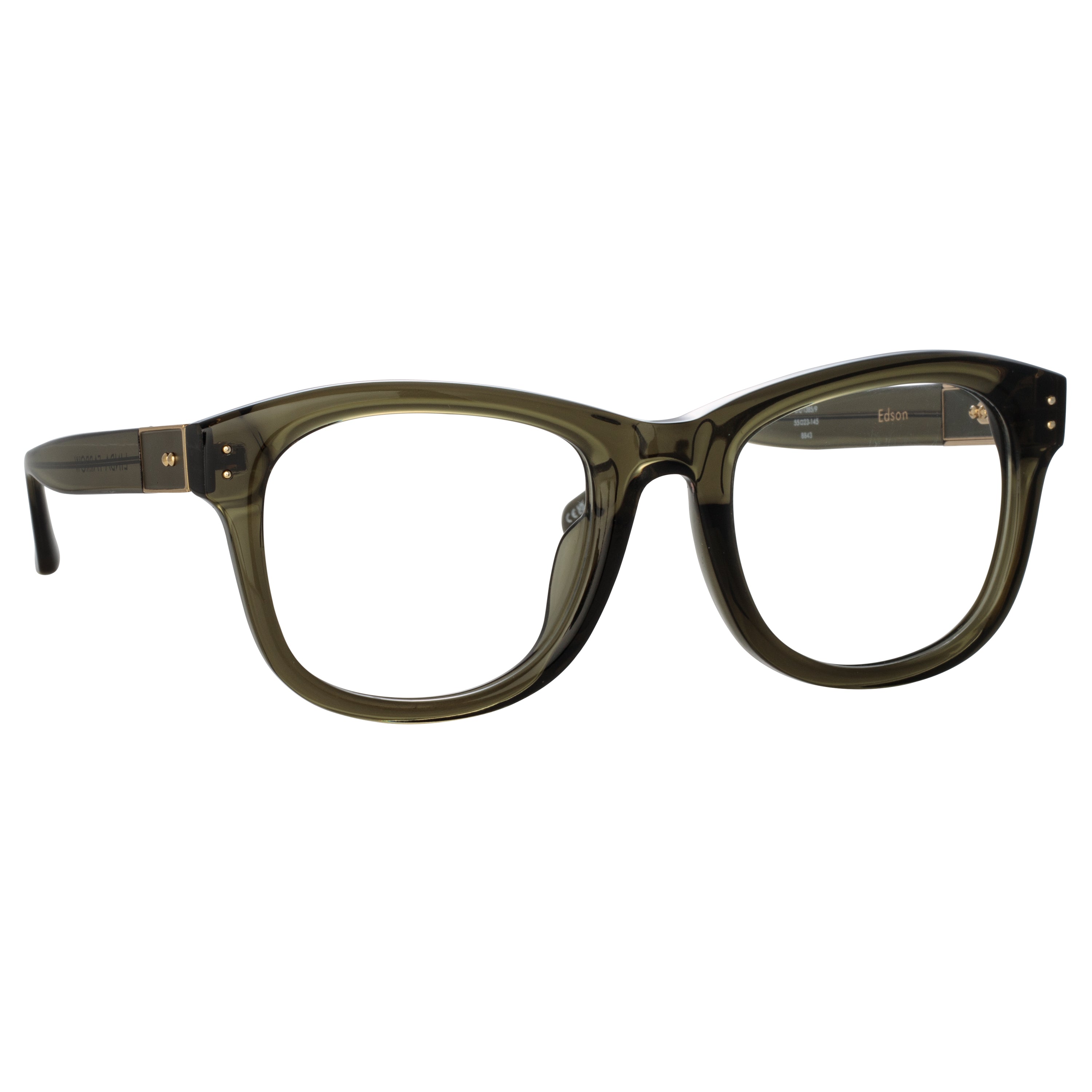 Edson Optical in Translucent Green