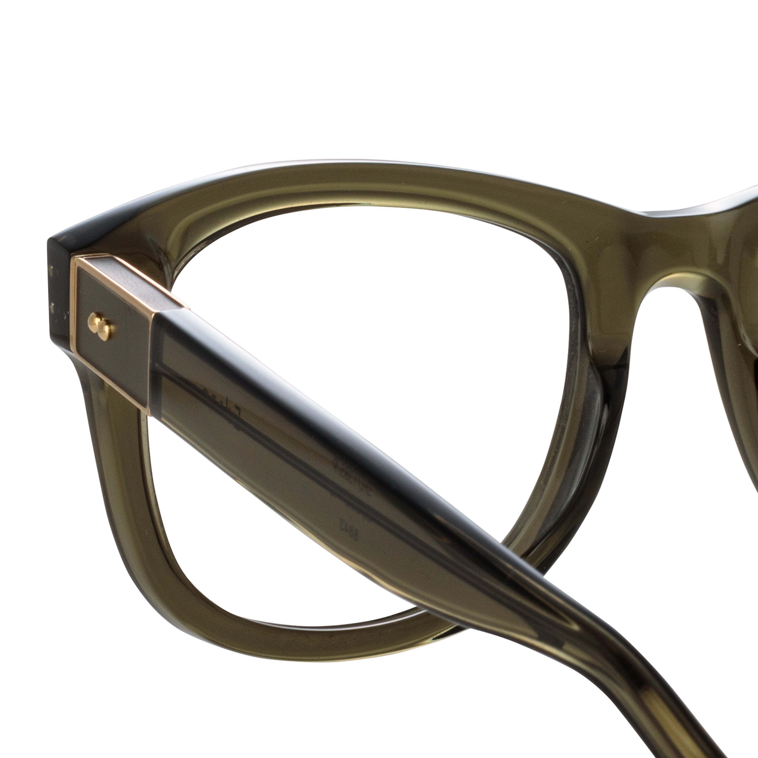 Edson Optical in Translucent Green