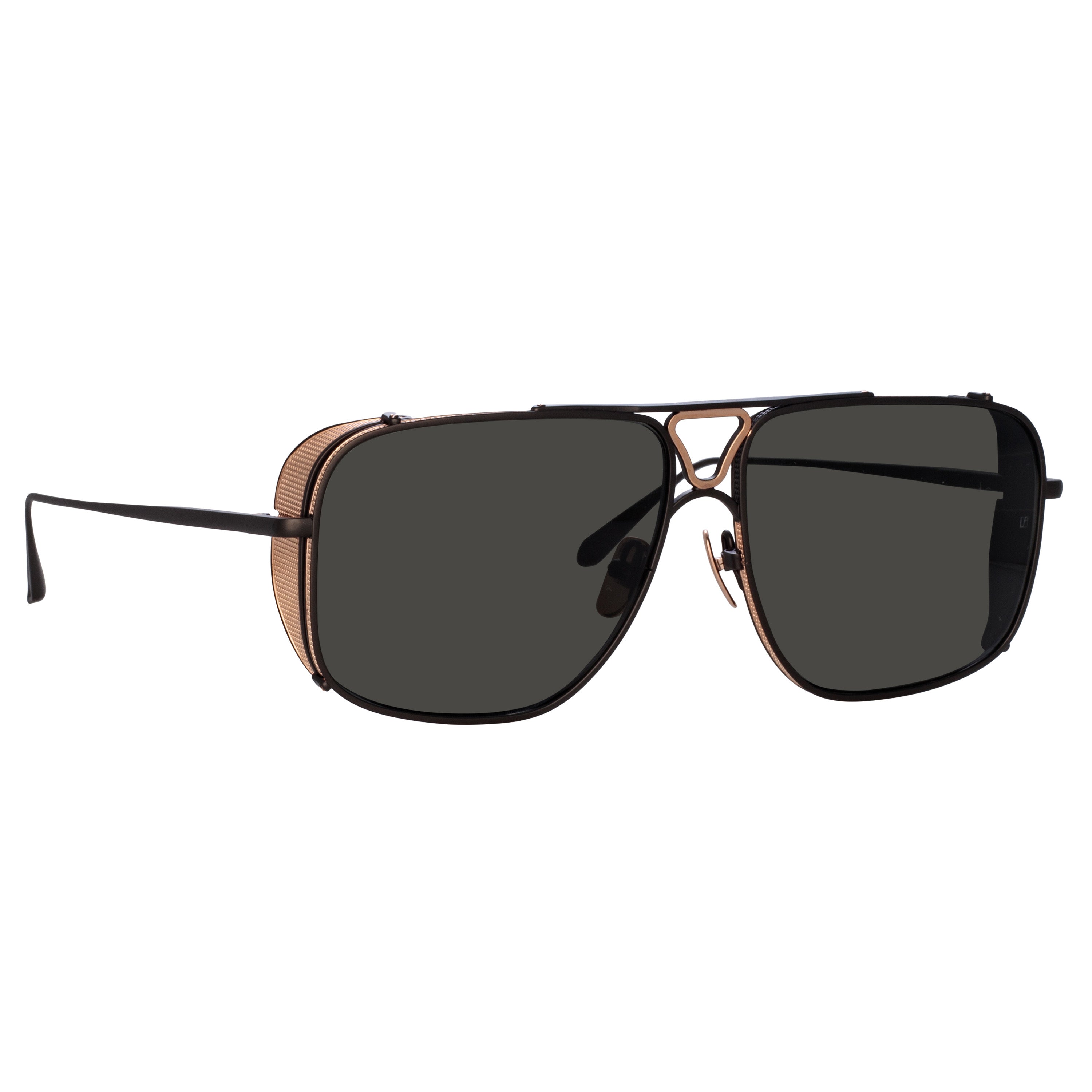 Men's Enzo Sunglasses in Rose Gold and Nickel