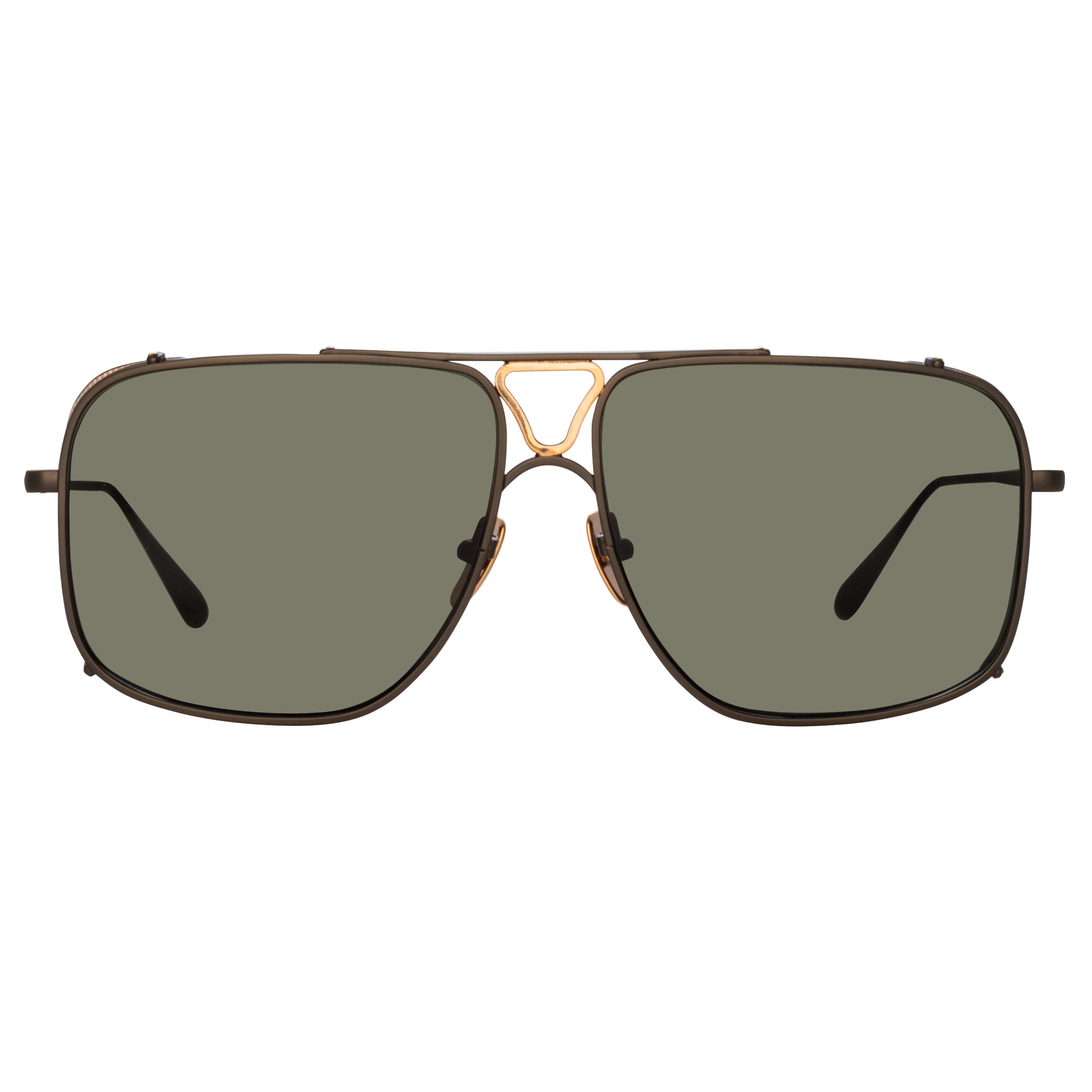 Men's Enzo Sunglasses in Rose Gold and Nickel