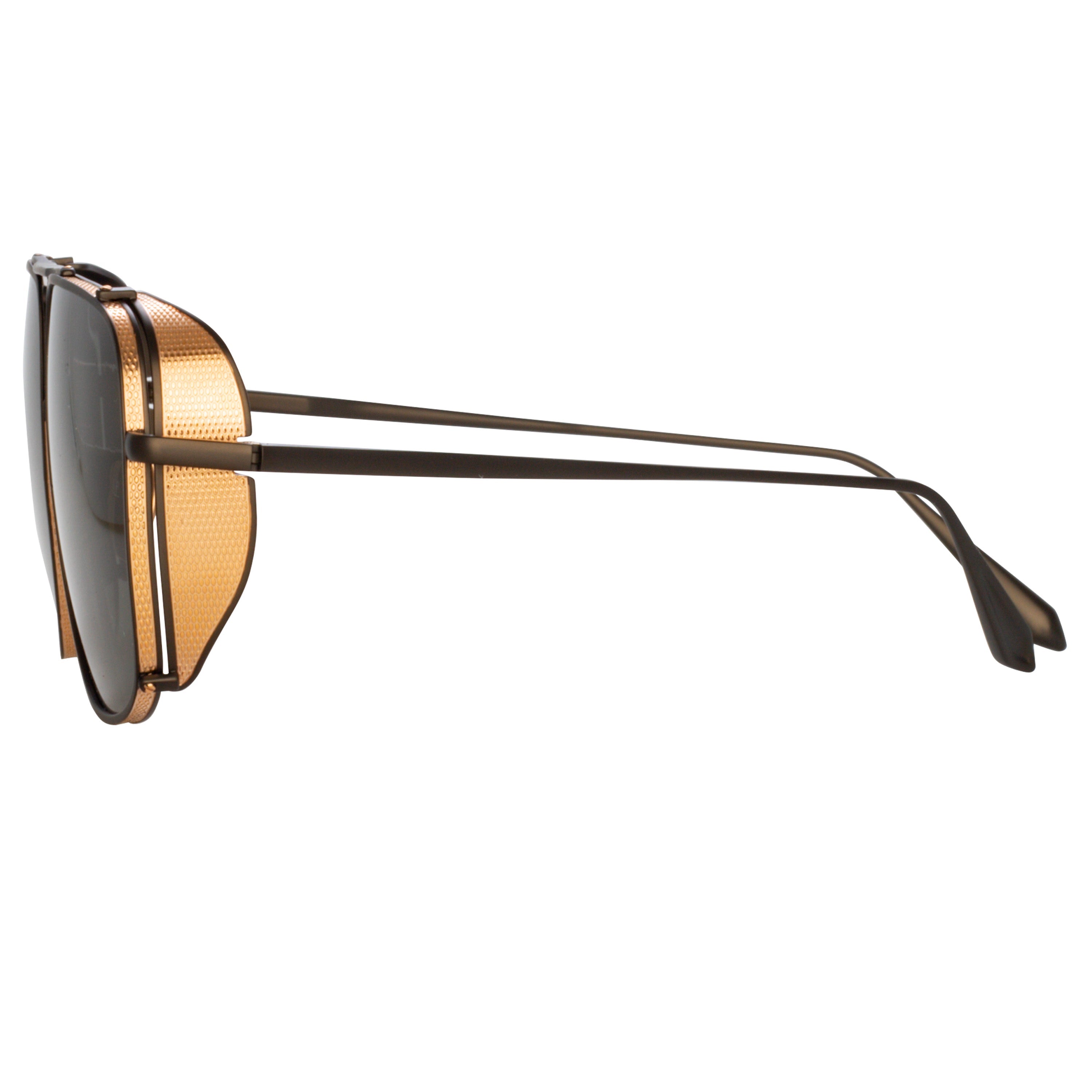 Men's Enzo Sunglasses in Rose Gold and Nickel