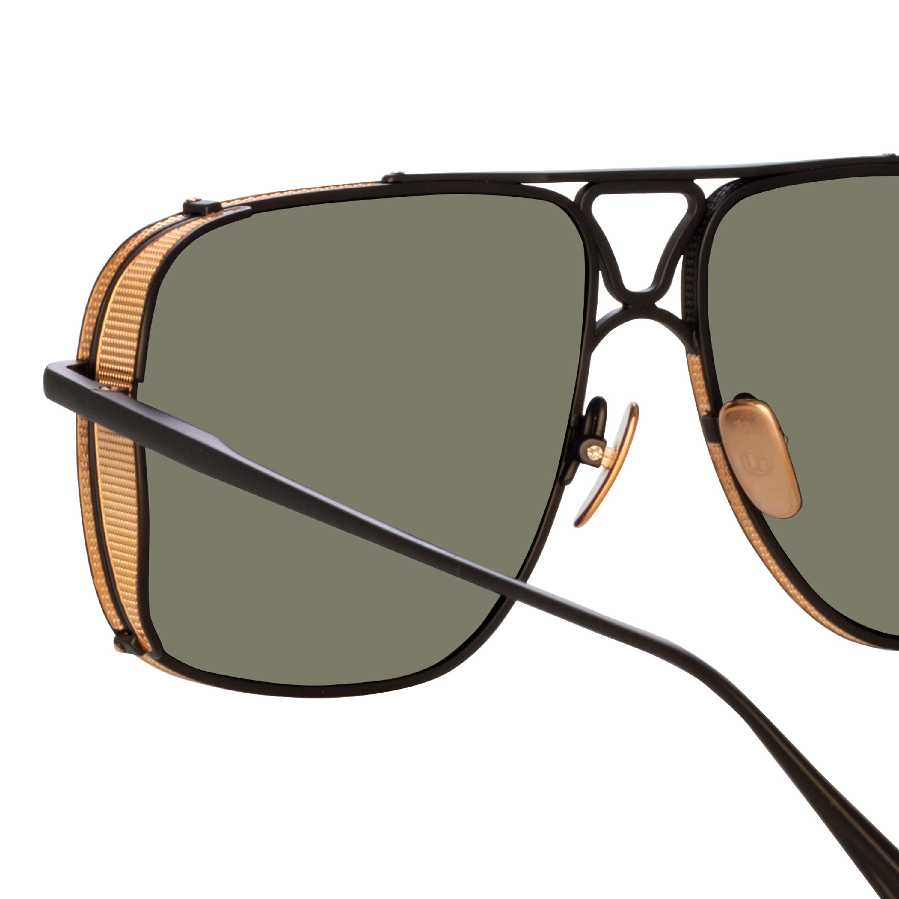 Men's Enzo Sunglasses in Rose Gold and Nickel