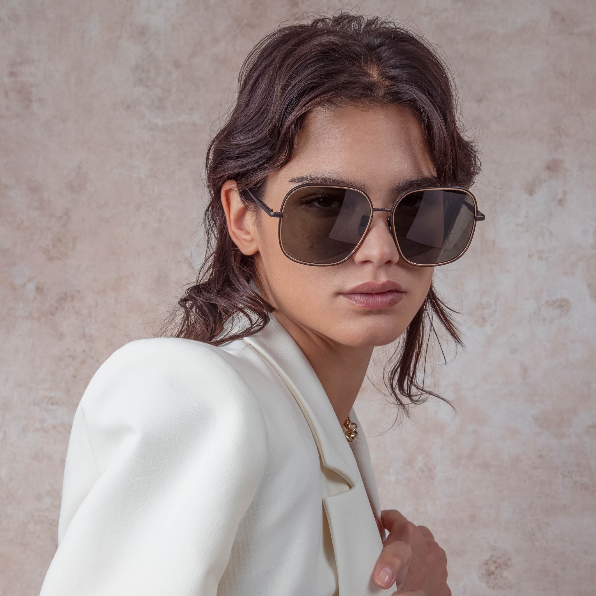 Juliana Sunglasses in Nickel