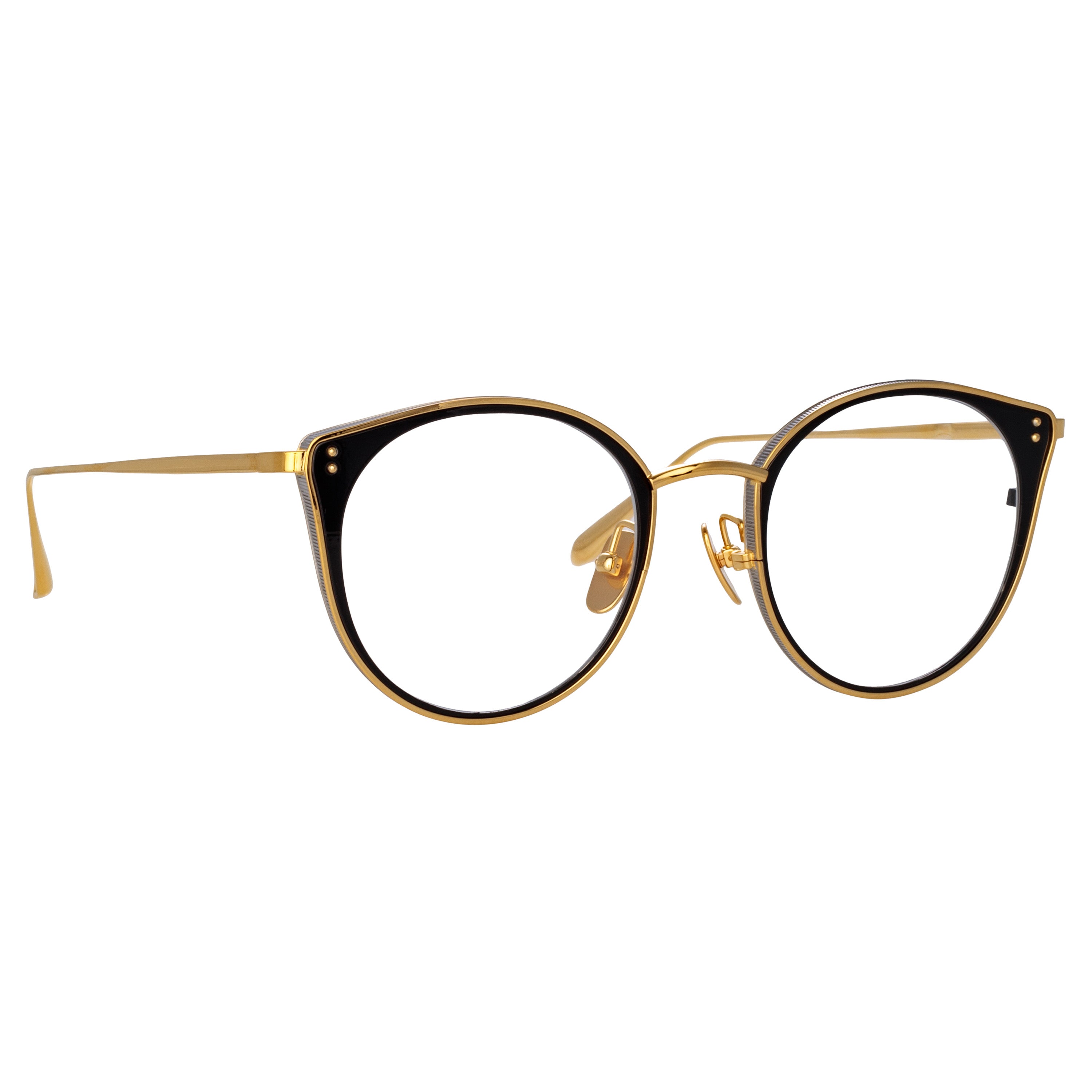 Men's Neusa Optical Frame in Yellow Gold