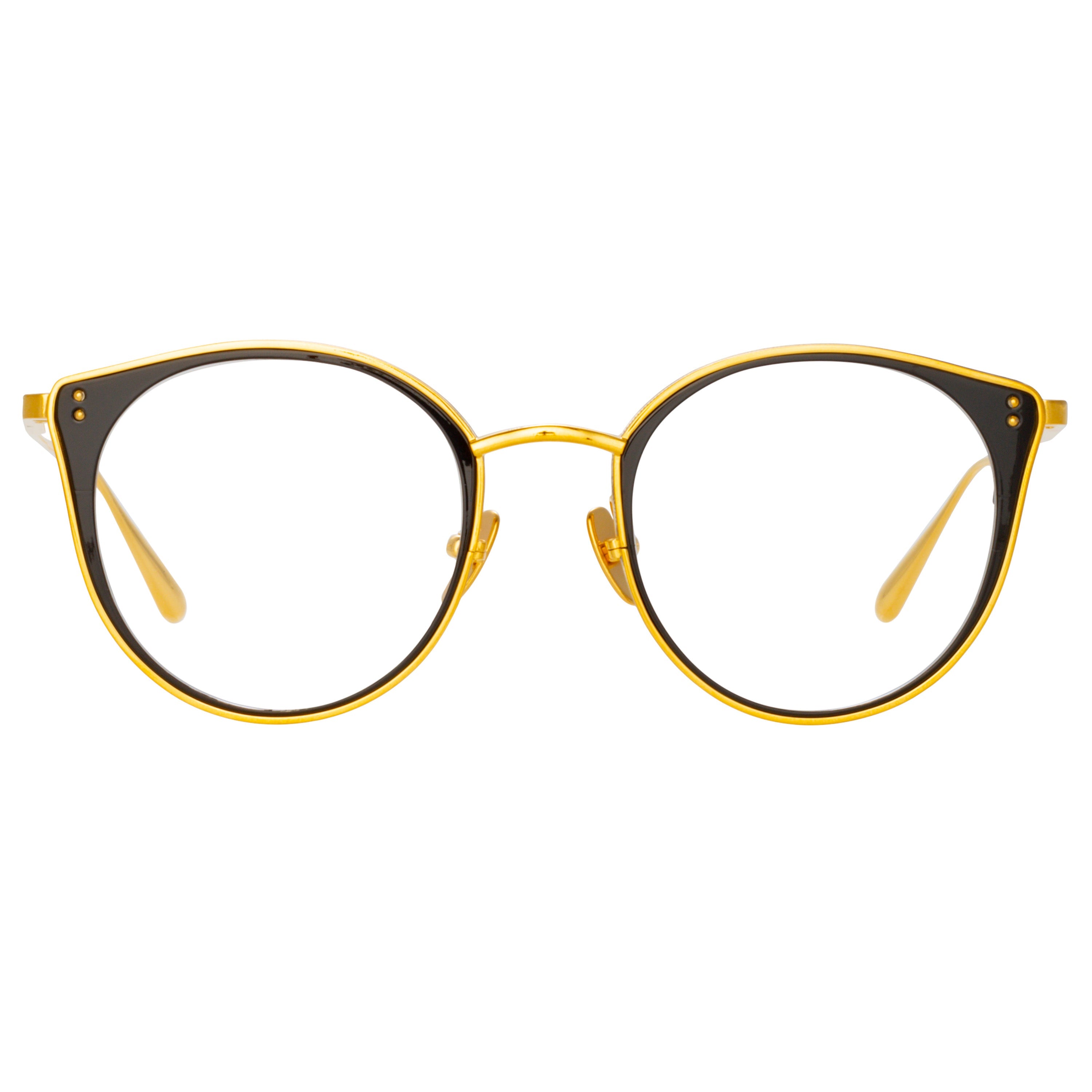 Men's Neusa Optical Frame in Yellow Gold