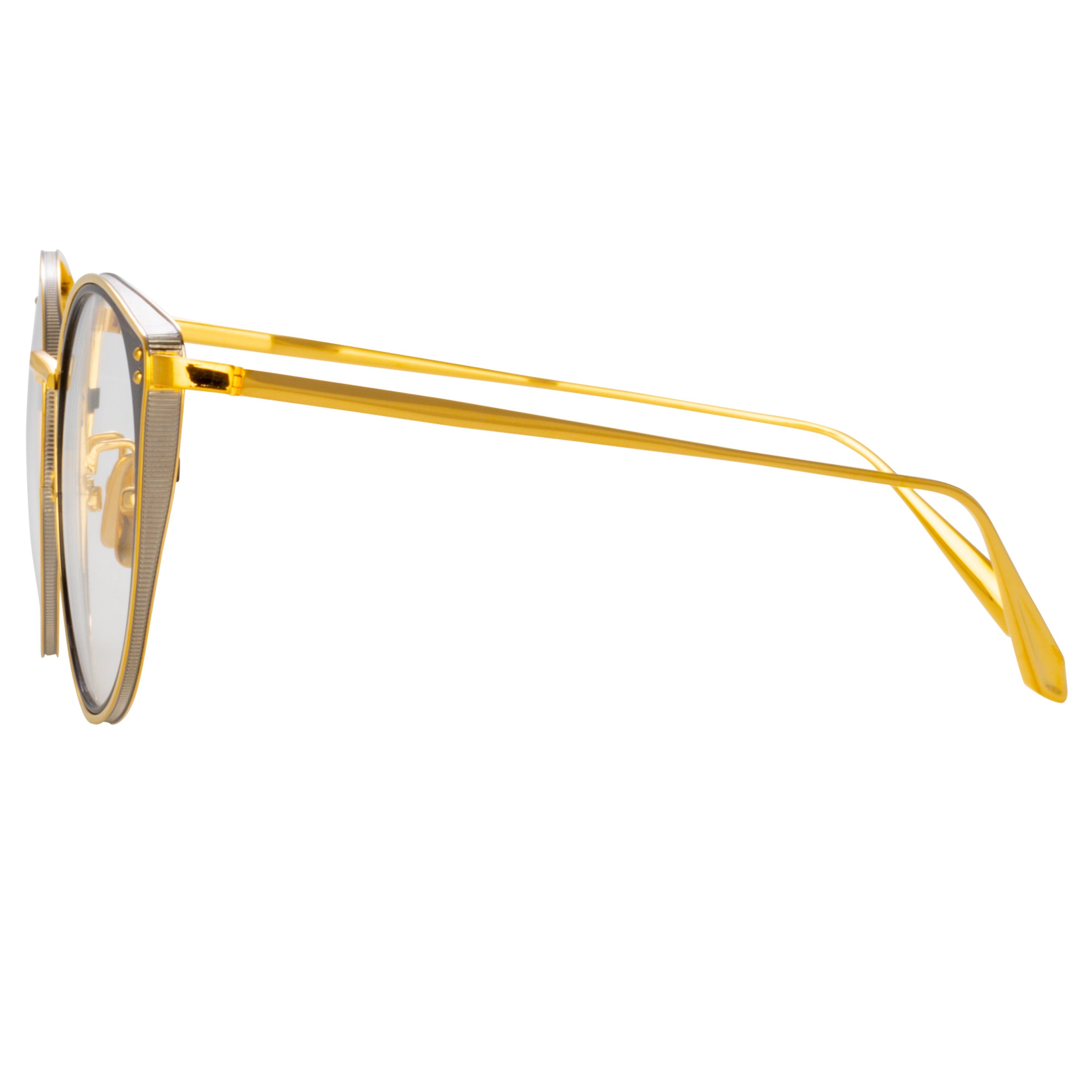 Men's Neusa Optical Frame in Yellow Gold