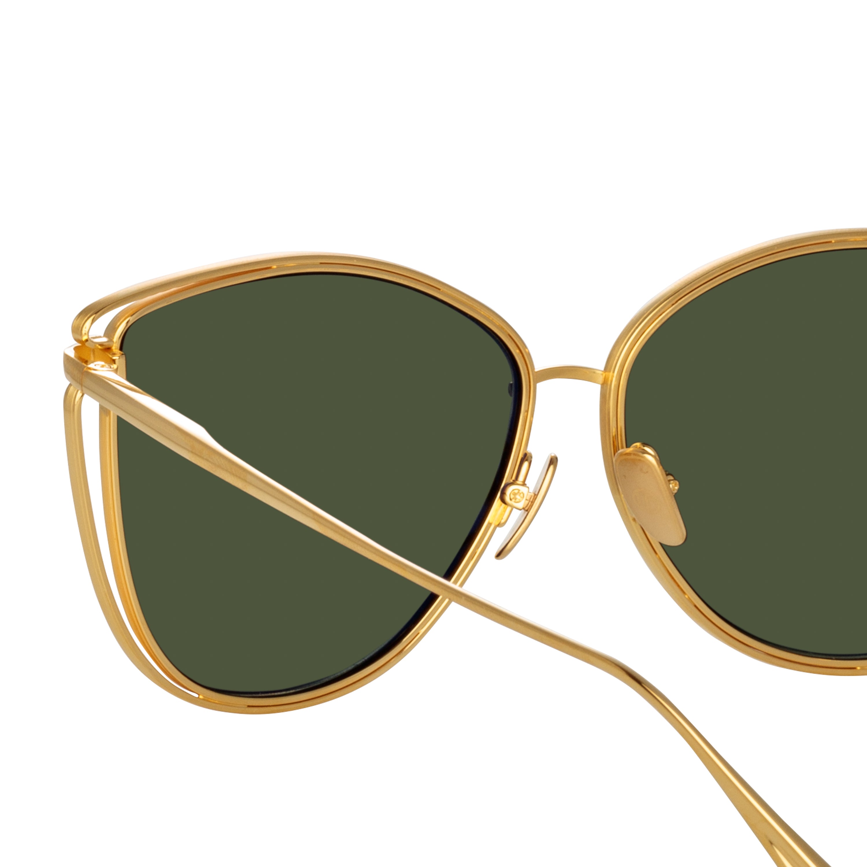 Dinah Sunglasses in Yellow Gold