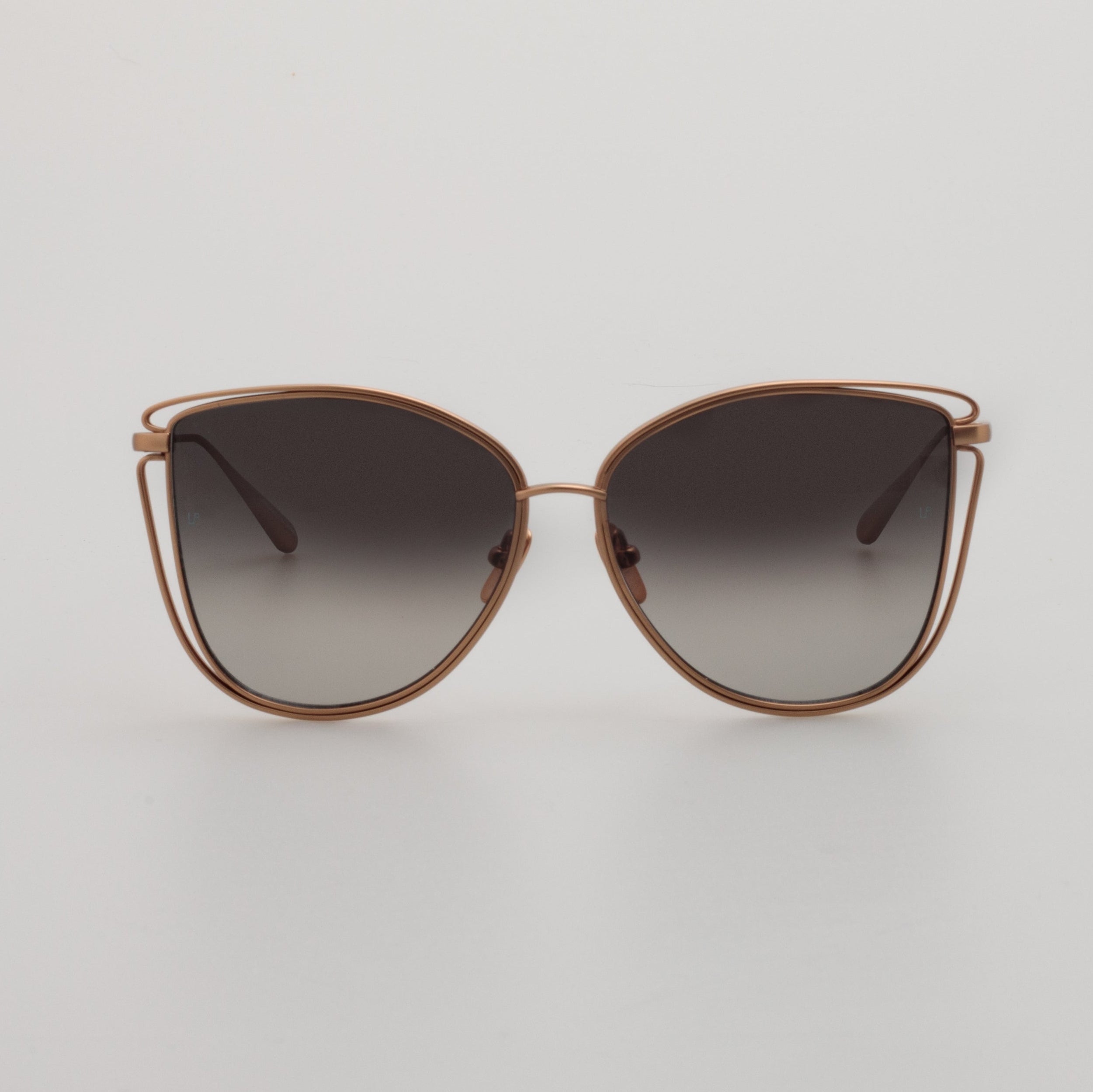 Dinah Sunglasses in Matt 18K Rose Gold