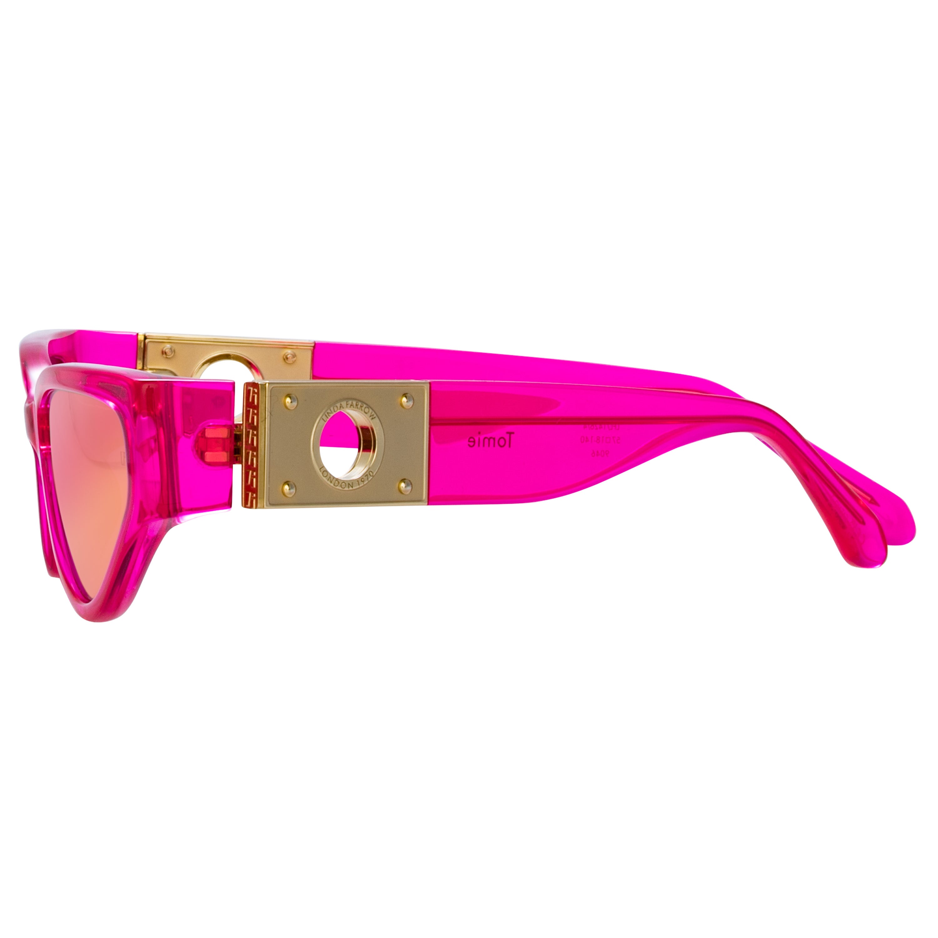 Tomie Sunglasses in Neon Pink