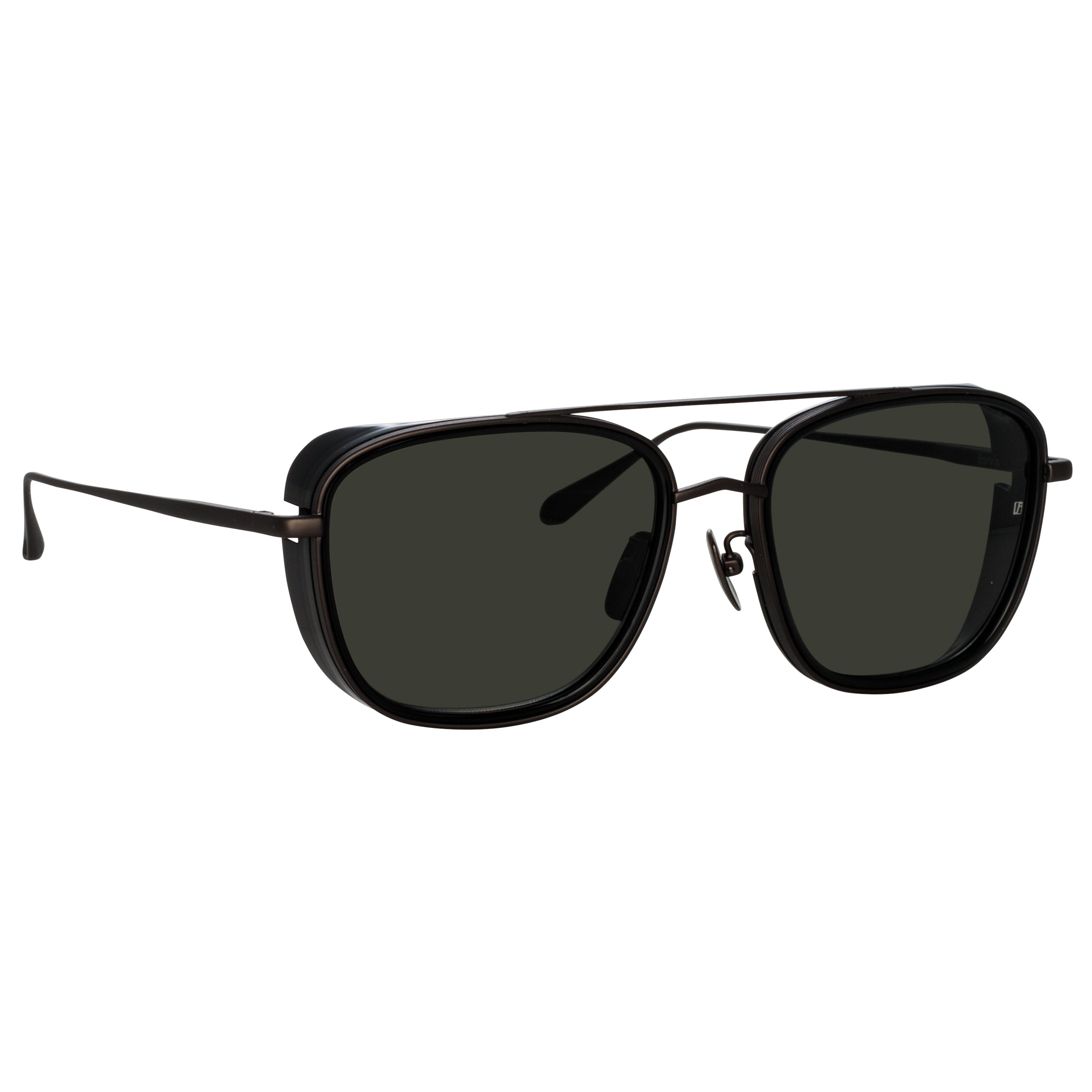 Jarvis Sunglasses in Black and Nickel