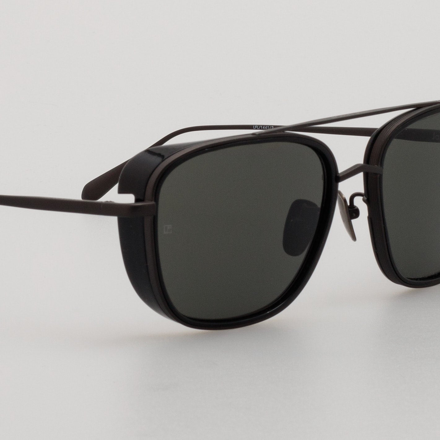 Jarvis Sunglasses in Black Matt Nickel