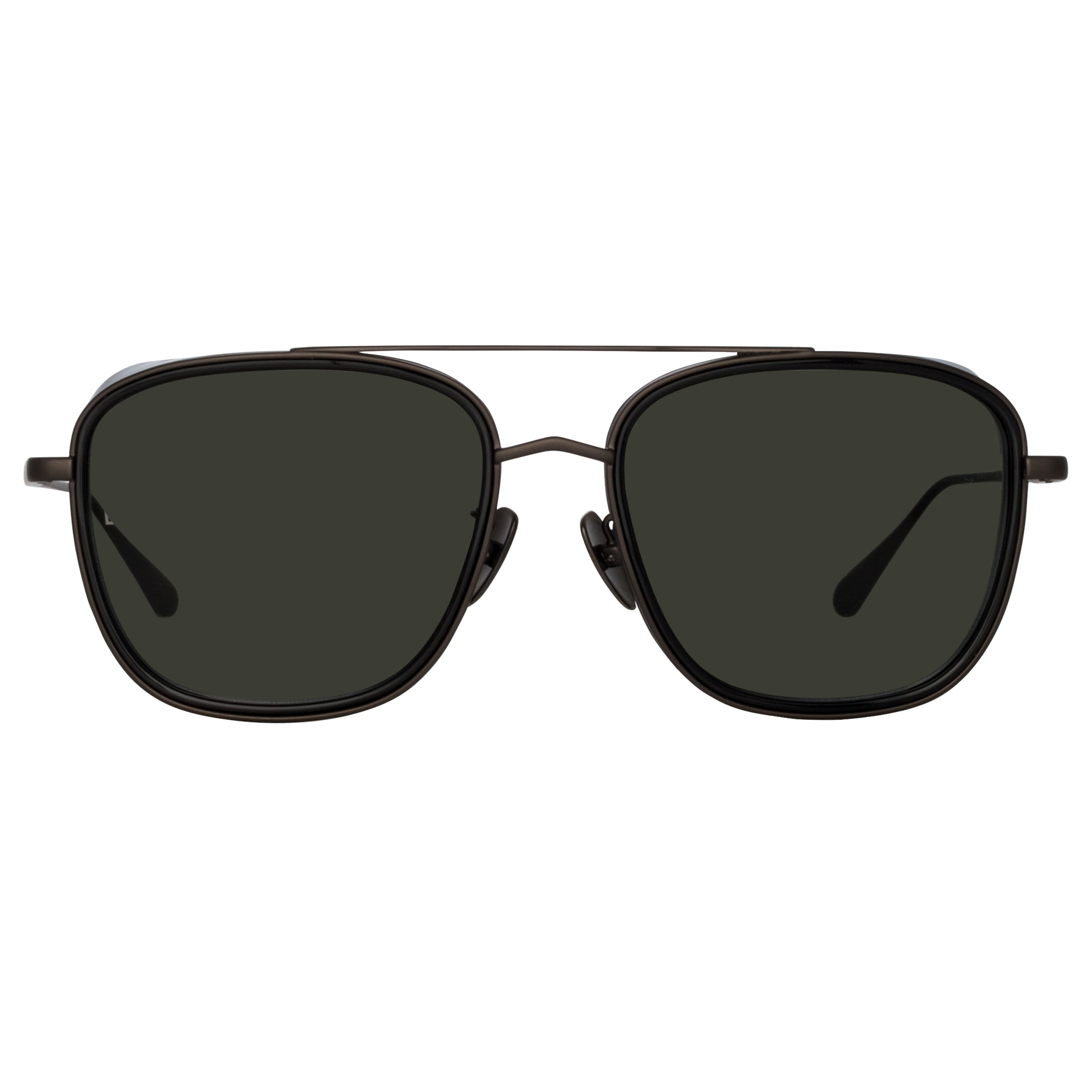 Jarvis Sunglasses in Black and Nickel