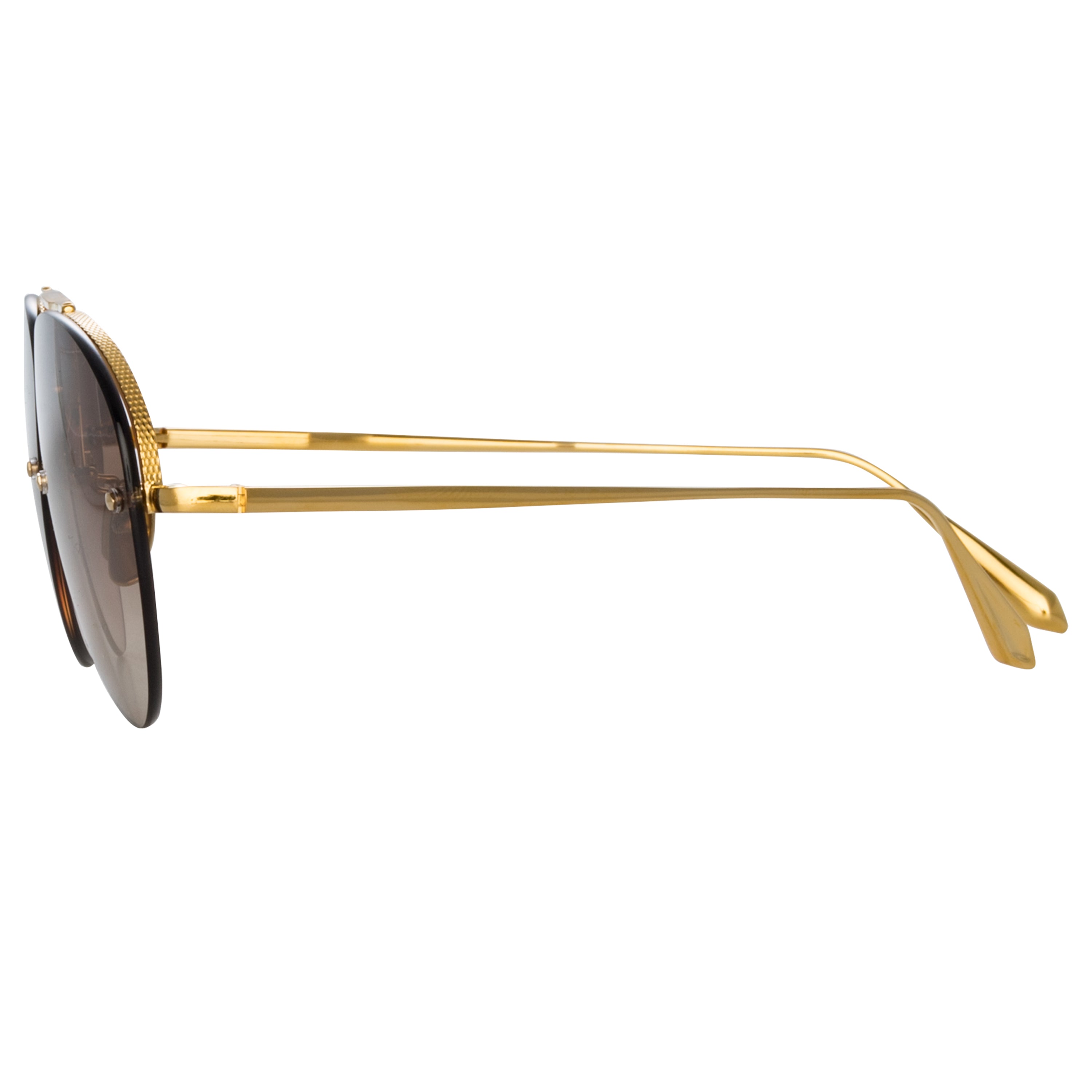 Edano Sunglasses in Yellow Gold