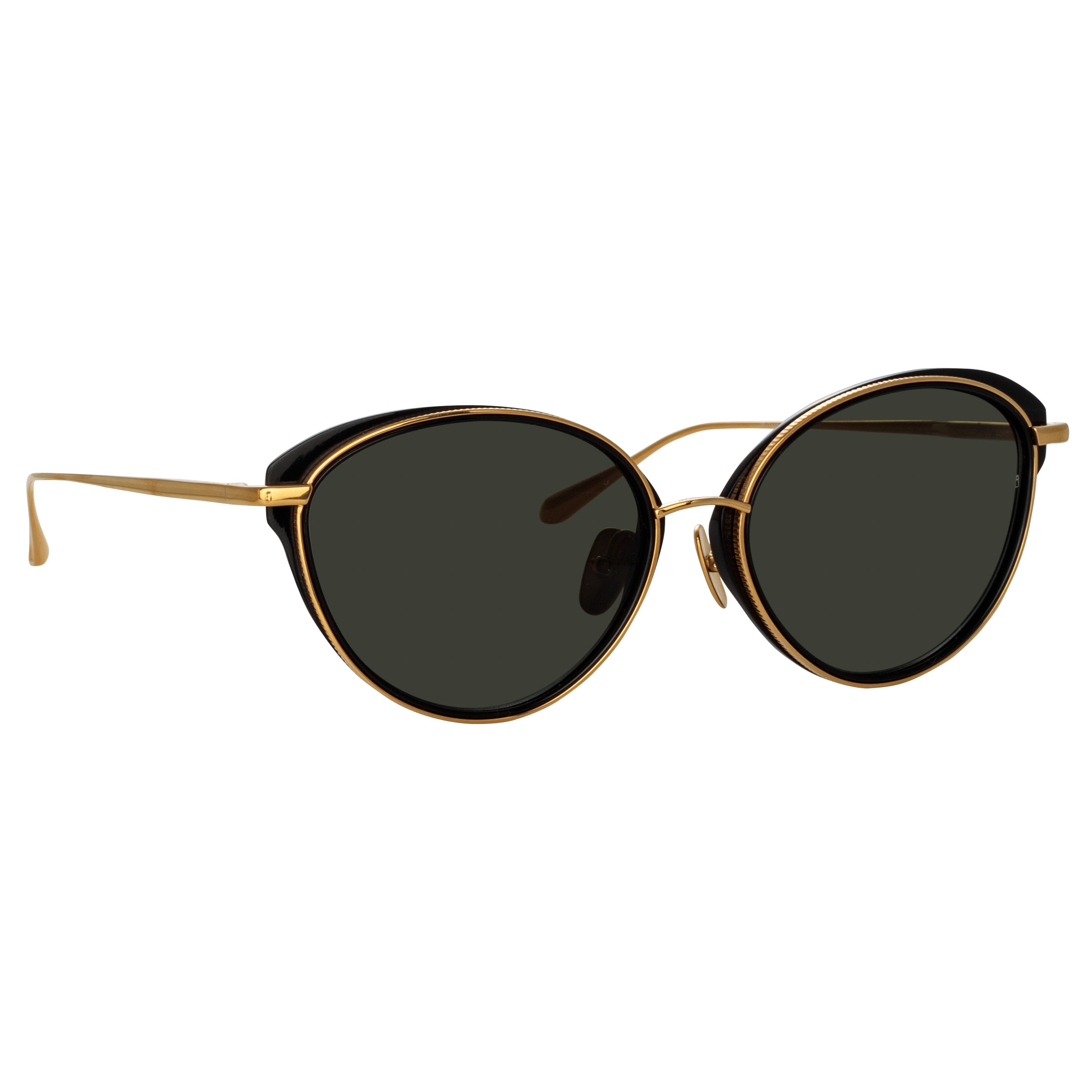 Song Sunglasses in Yellow Gold and Black