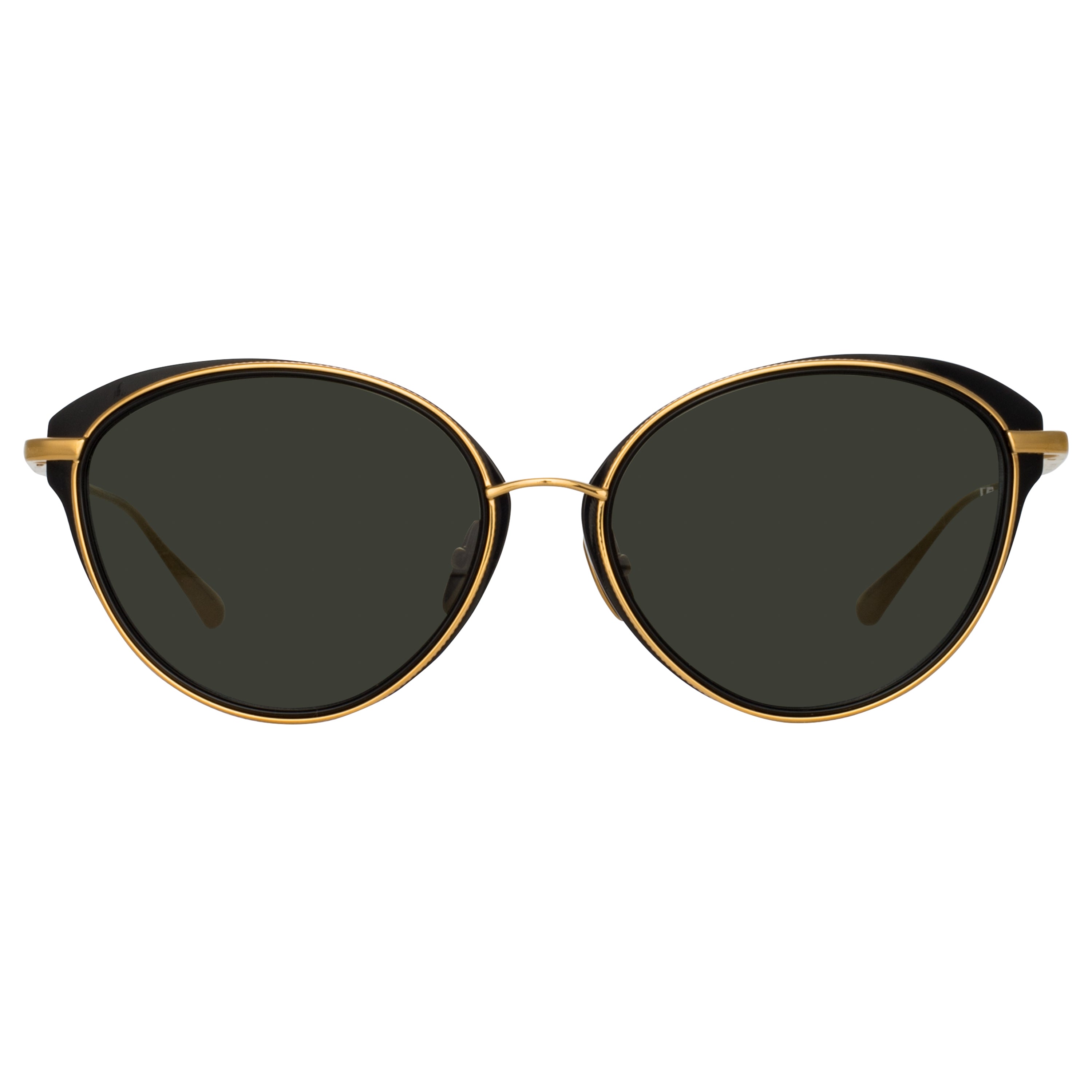 Song Sunglasses in Yellow Gold and Black