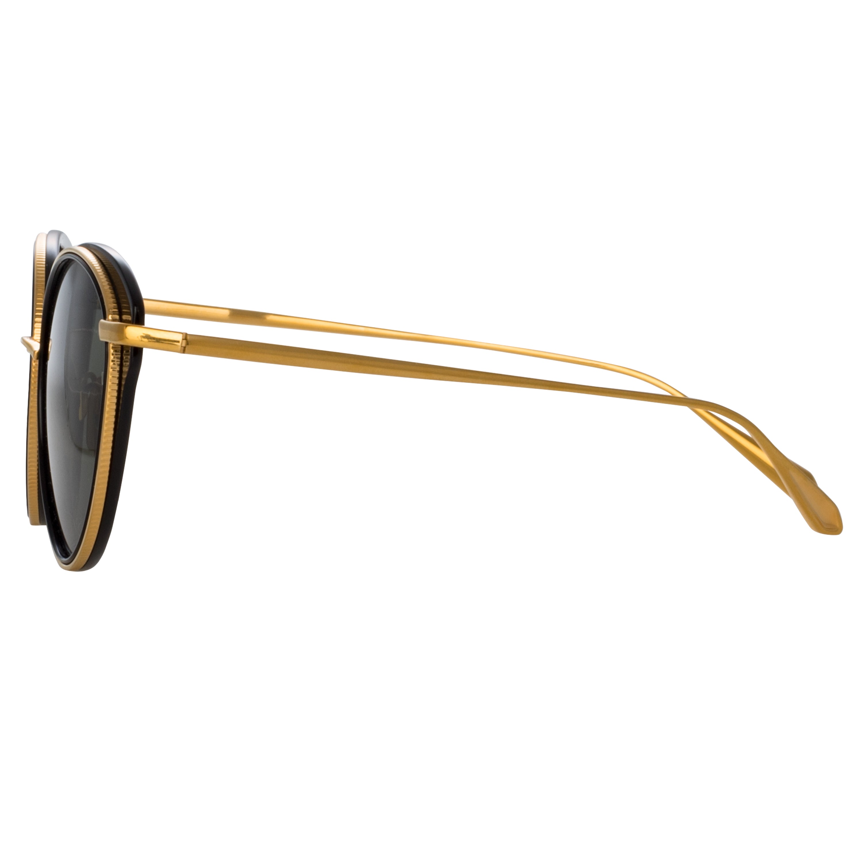 Song Sunglasses in Yellow Gold and Black