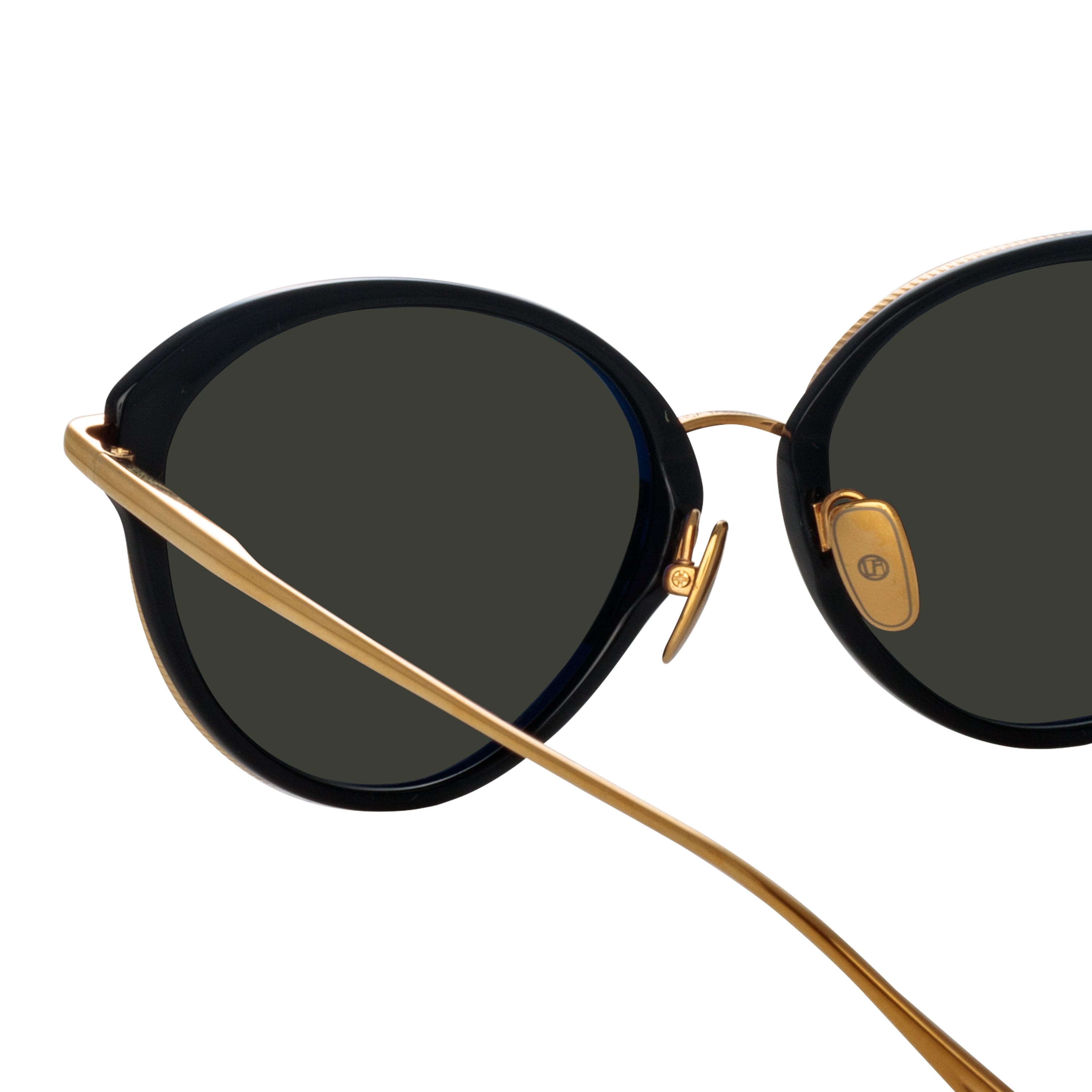 Song Sunglasses in Yellow Gold and Black