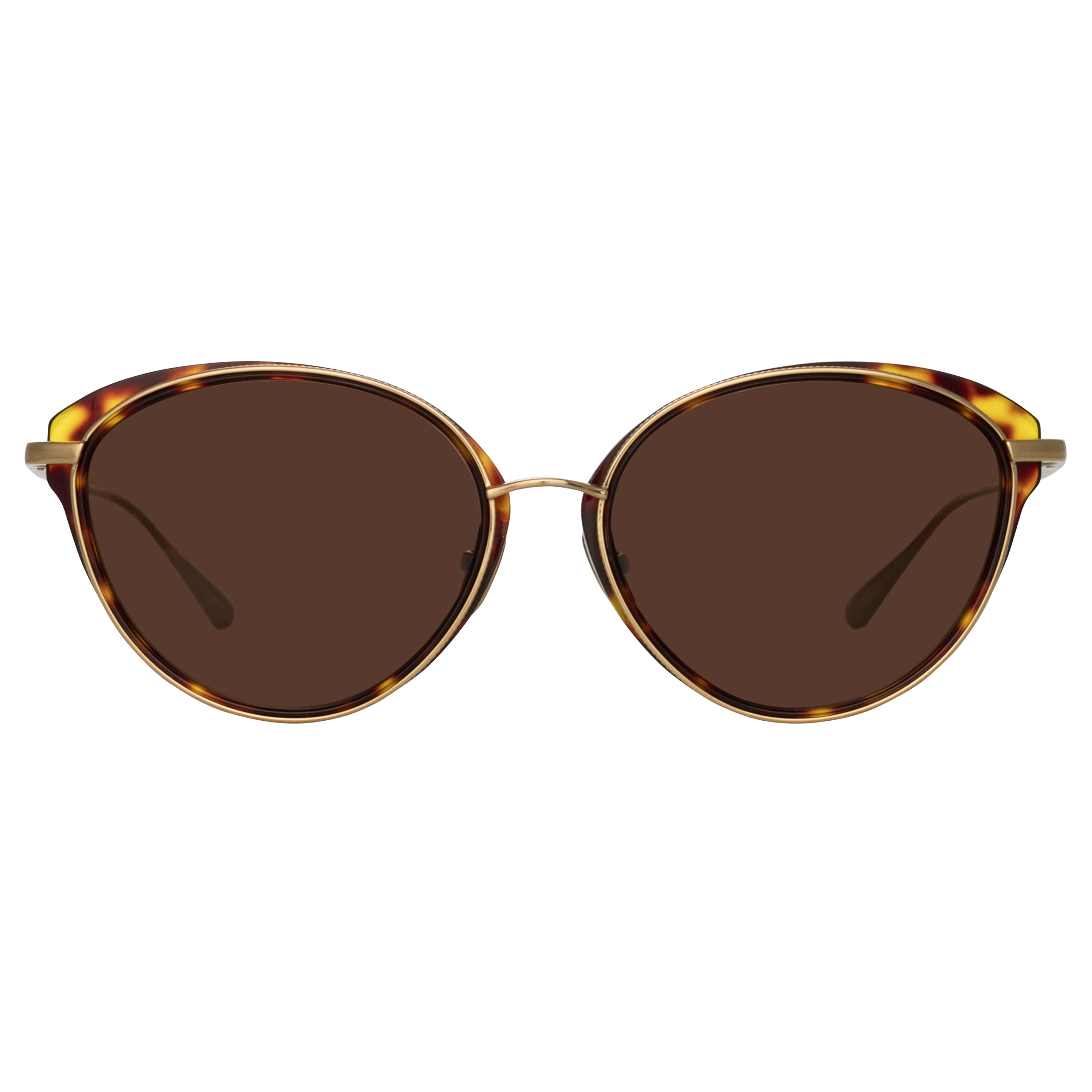 Song Sunglasses in Light Gold and Tortoiseshell