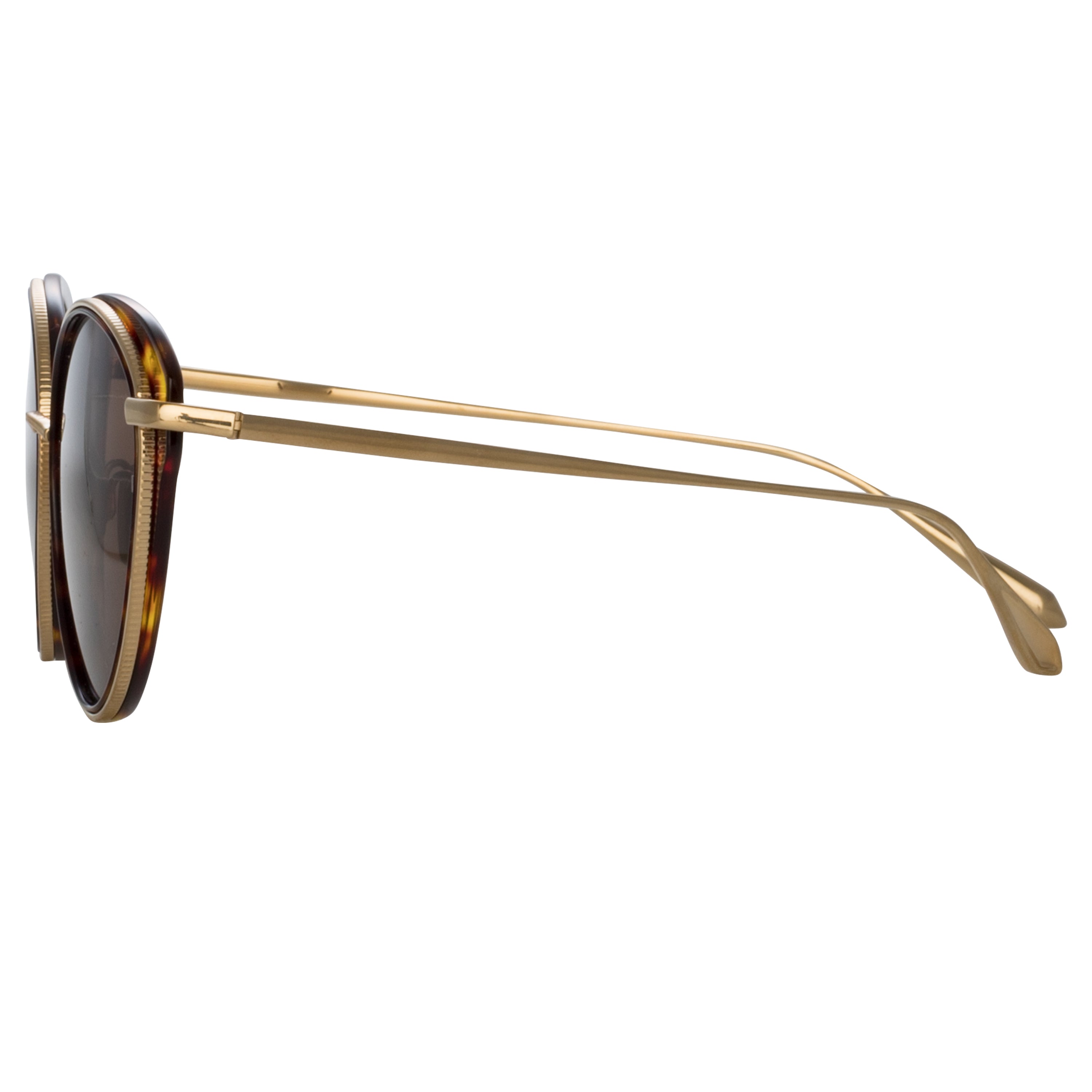 Song Sunglasses in Light Gold and Tortoiseshell