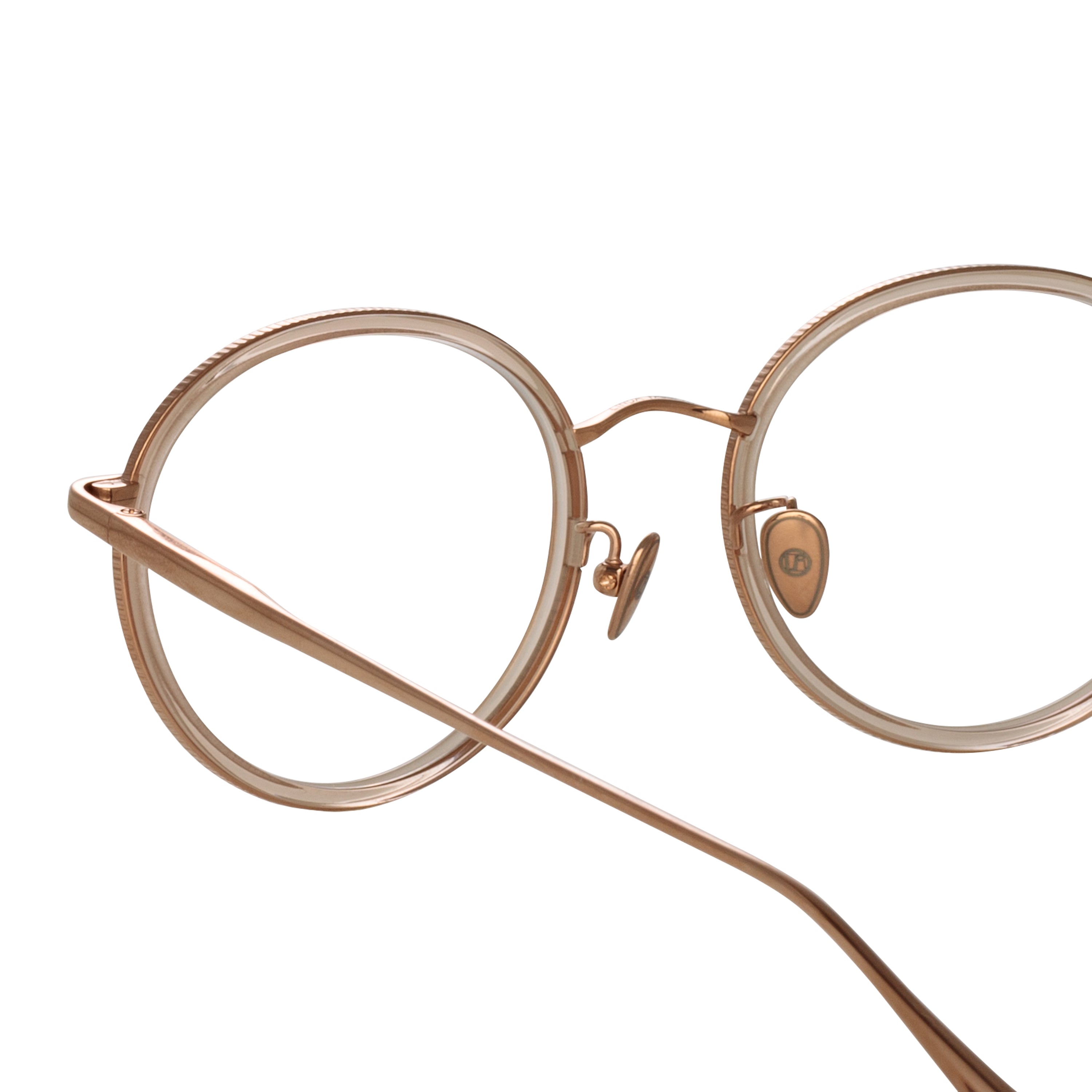 Sato Optical Frame in Rose Gold