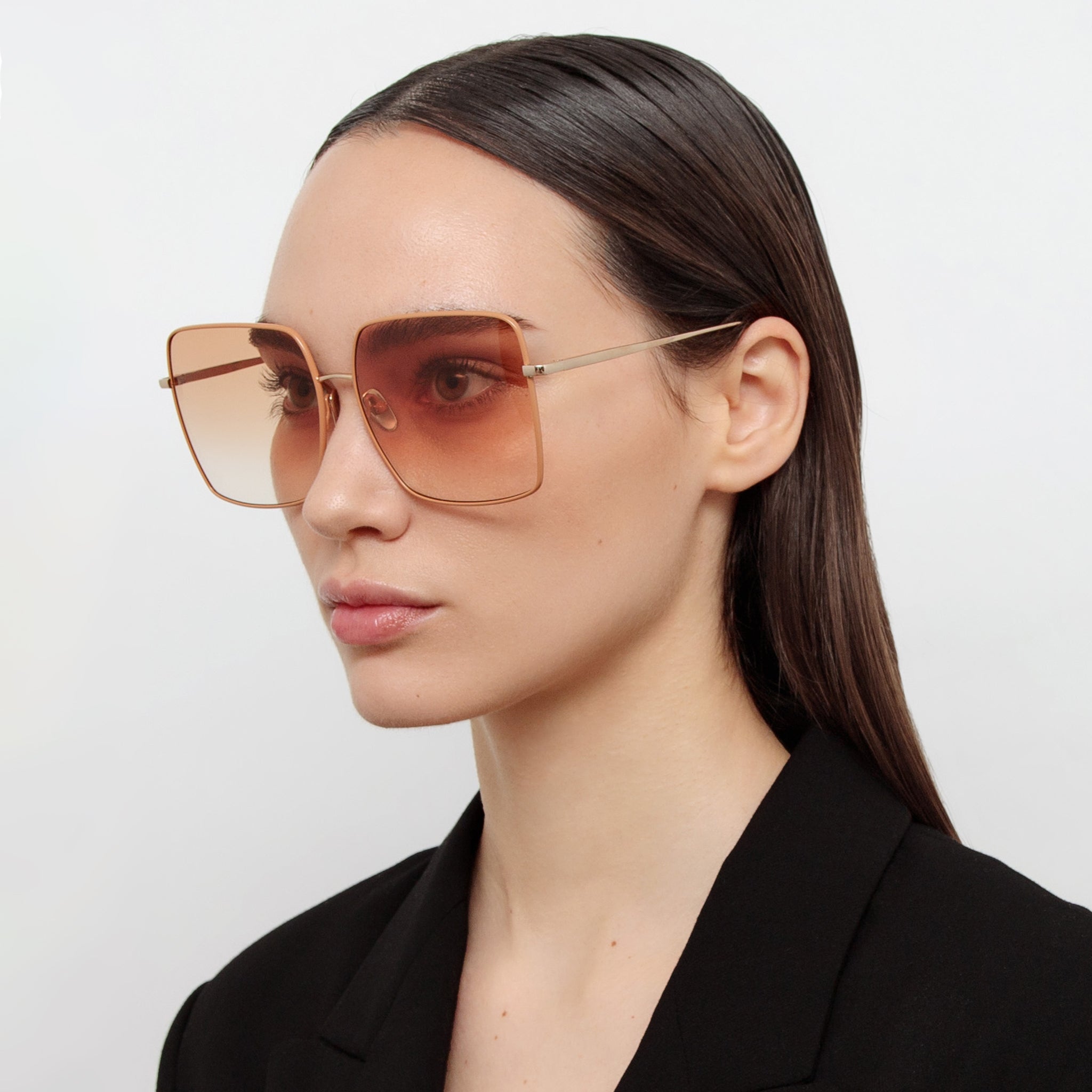 Hina Square Sunglasses in Tobacco