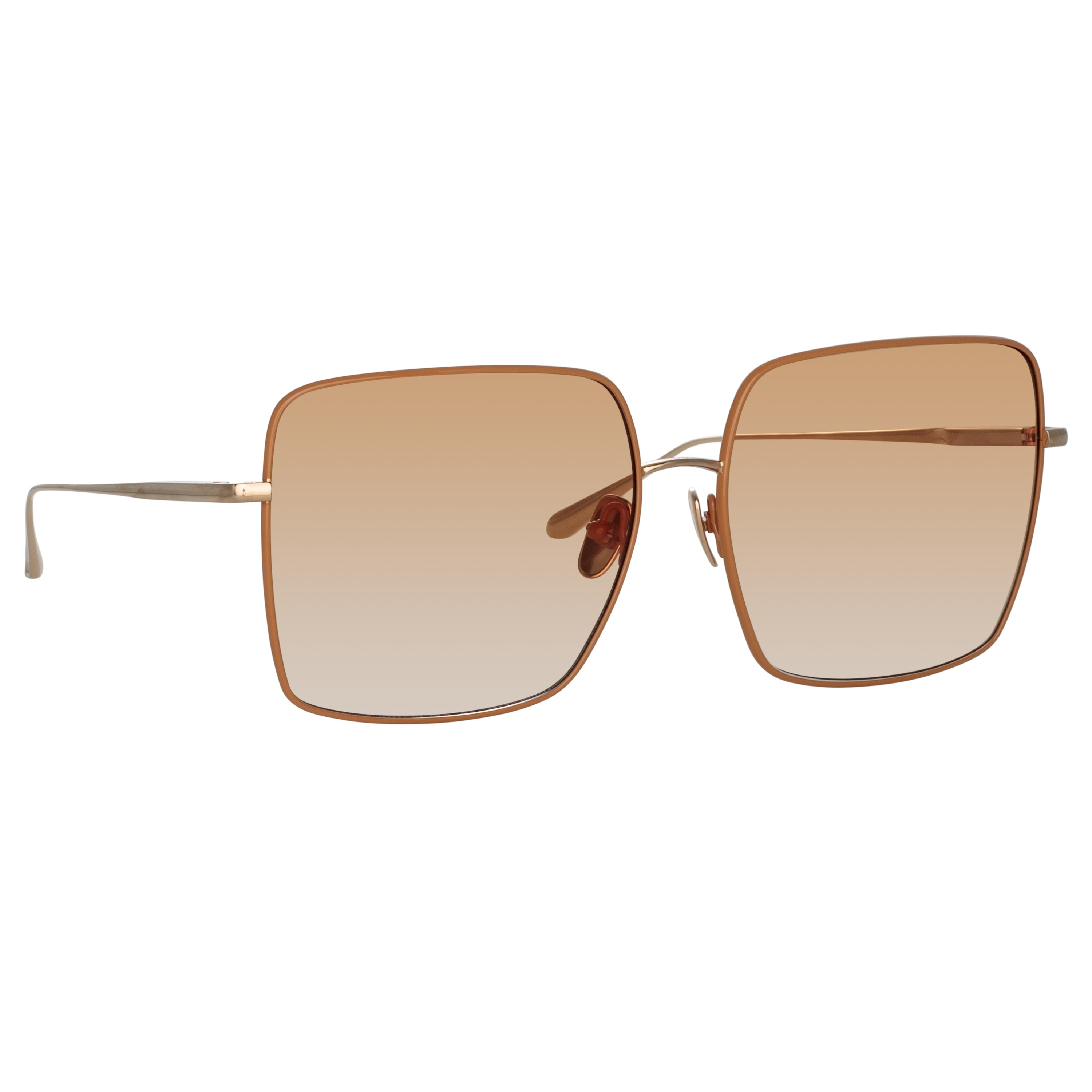 Hina Square Sunglasses in Tobacco