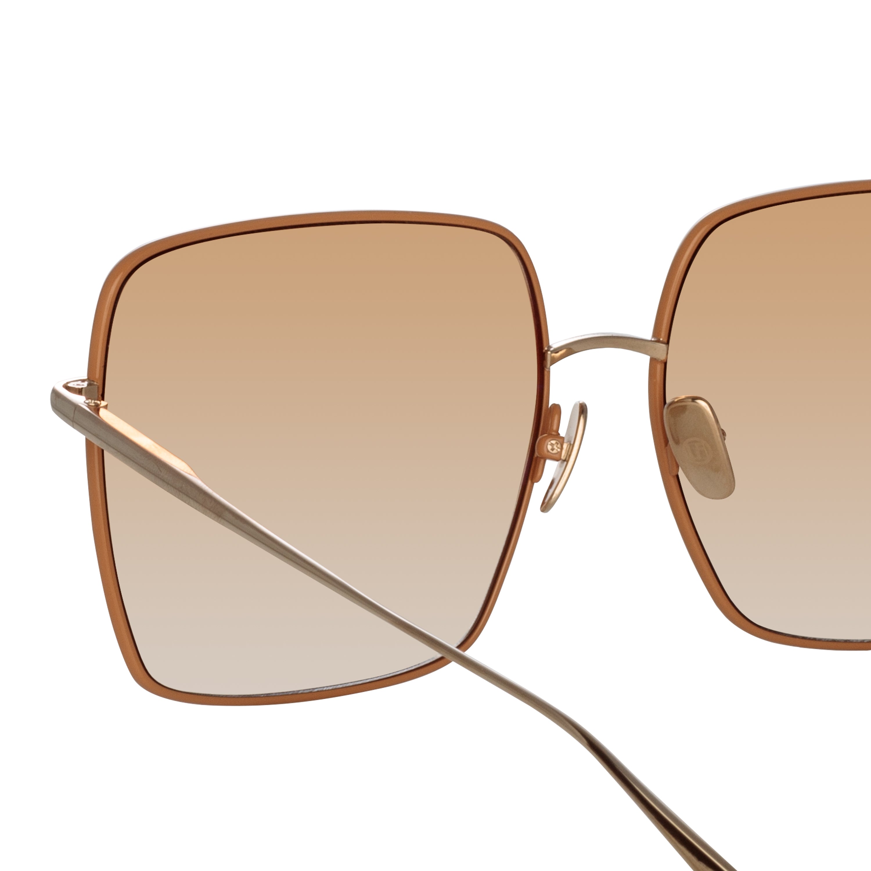 Hina Square Sunglasses in Tobacco