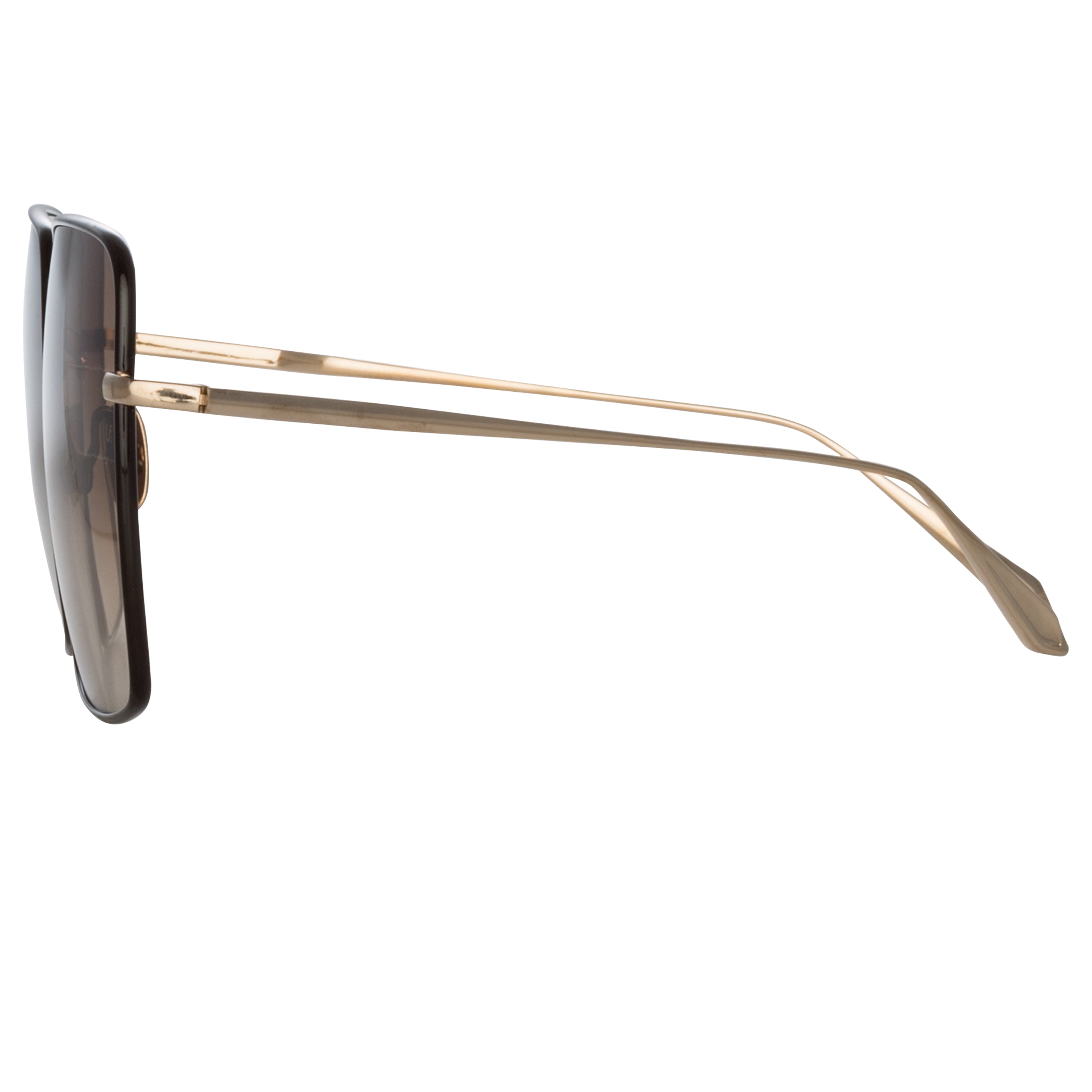 Hina Square Sunglasses in Brown