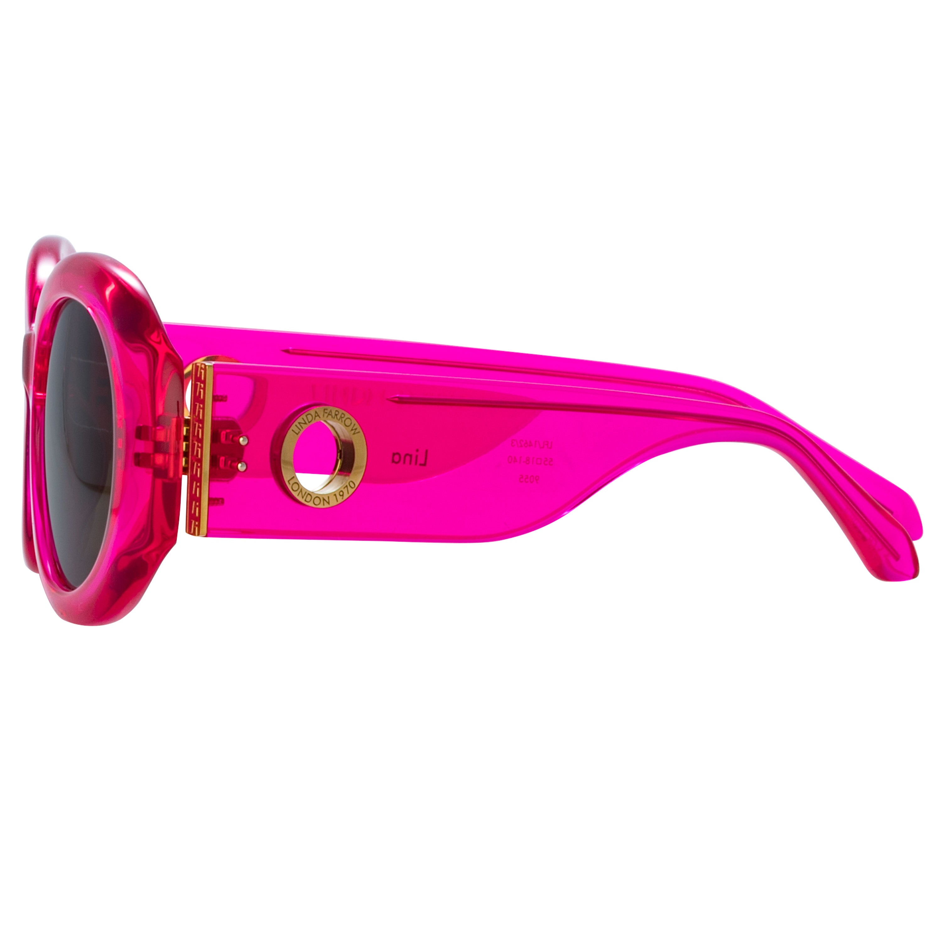 Lina Sunglasses in Neon Pink