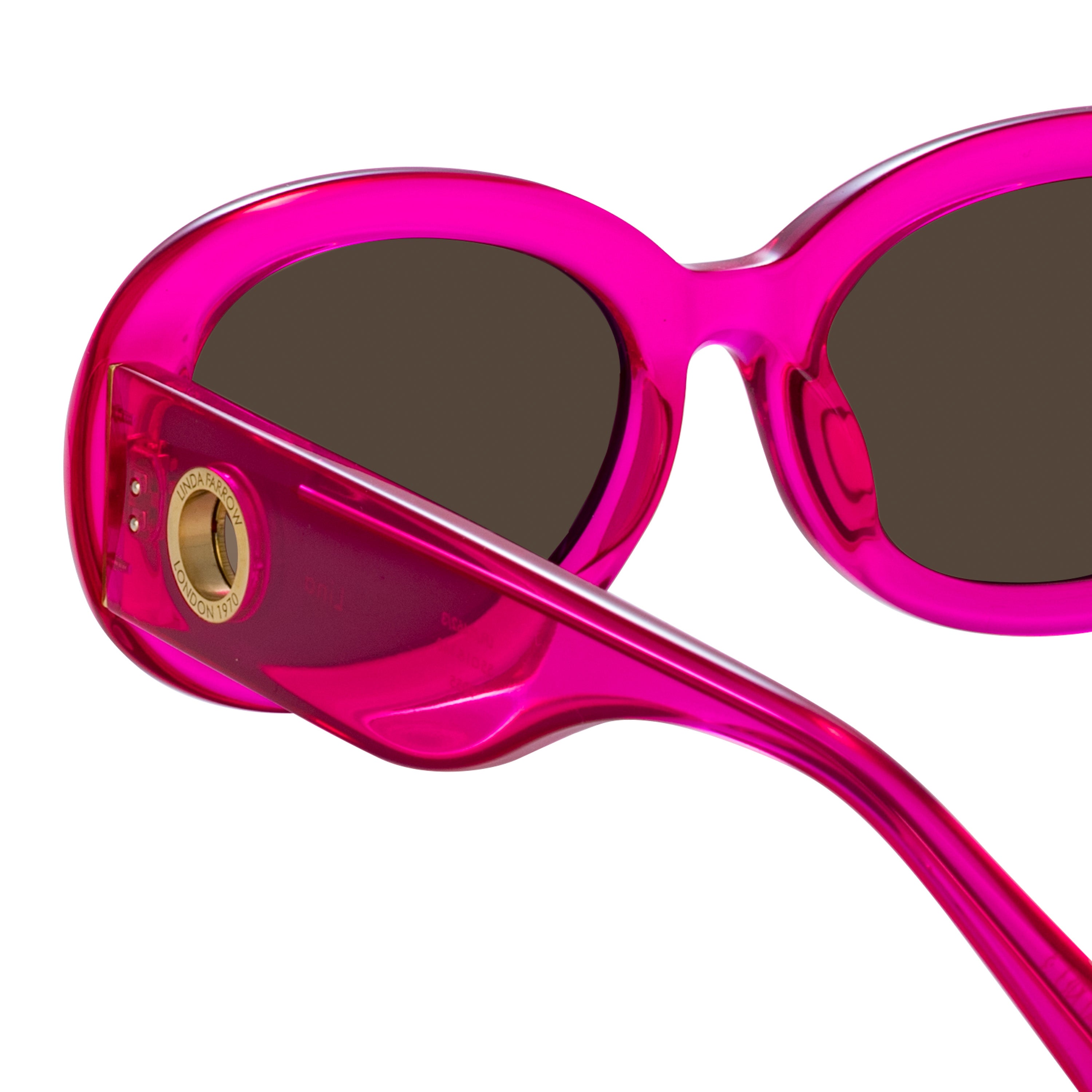 Lina Sunglasses in Neon Pink