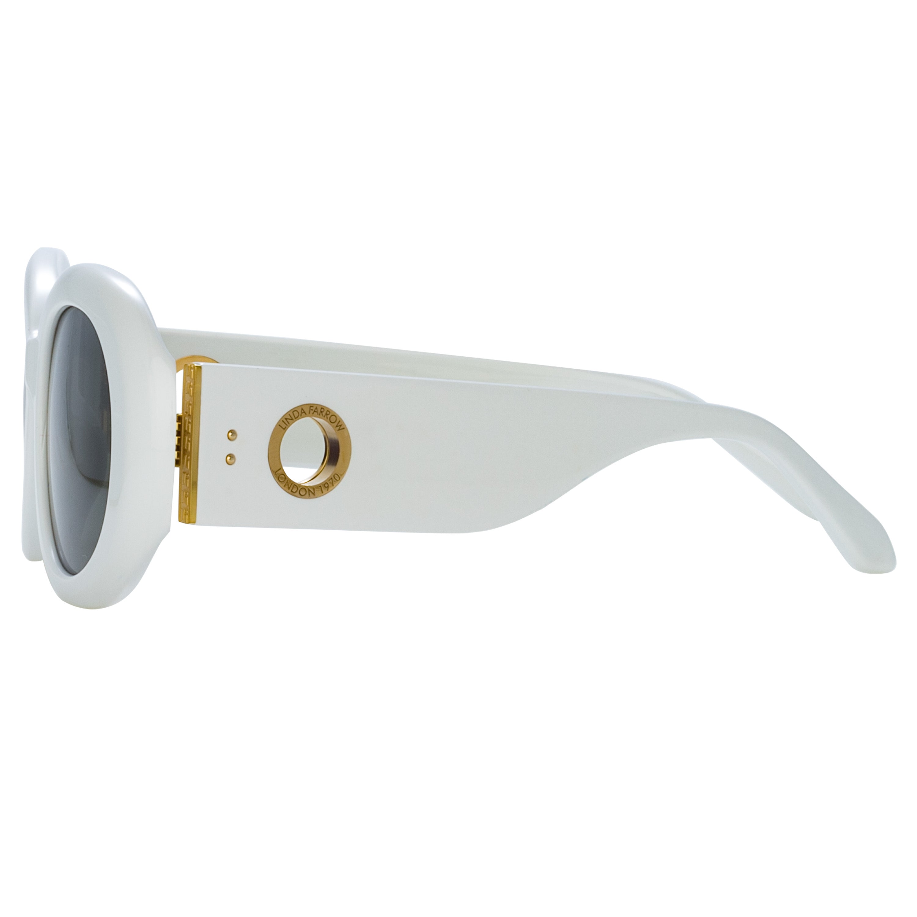 Lina Sunglasses in White