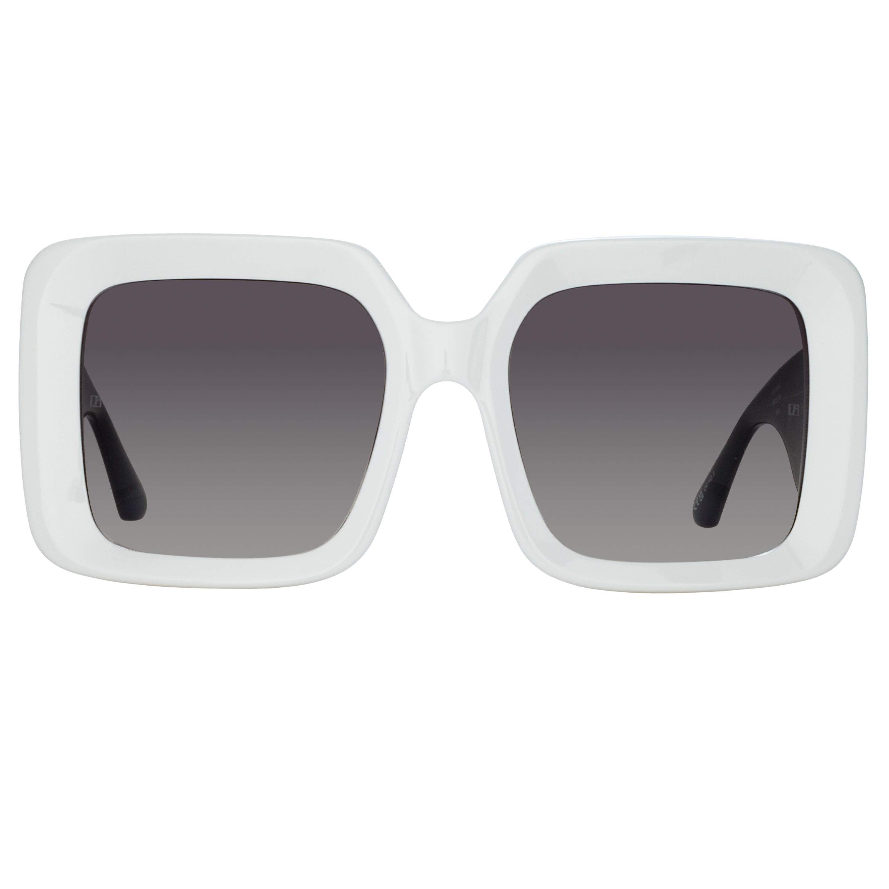 Shelly Oversize Sunglasses in White