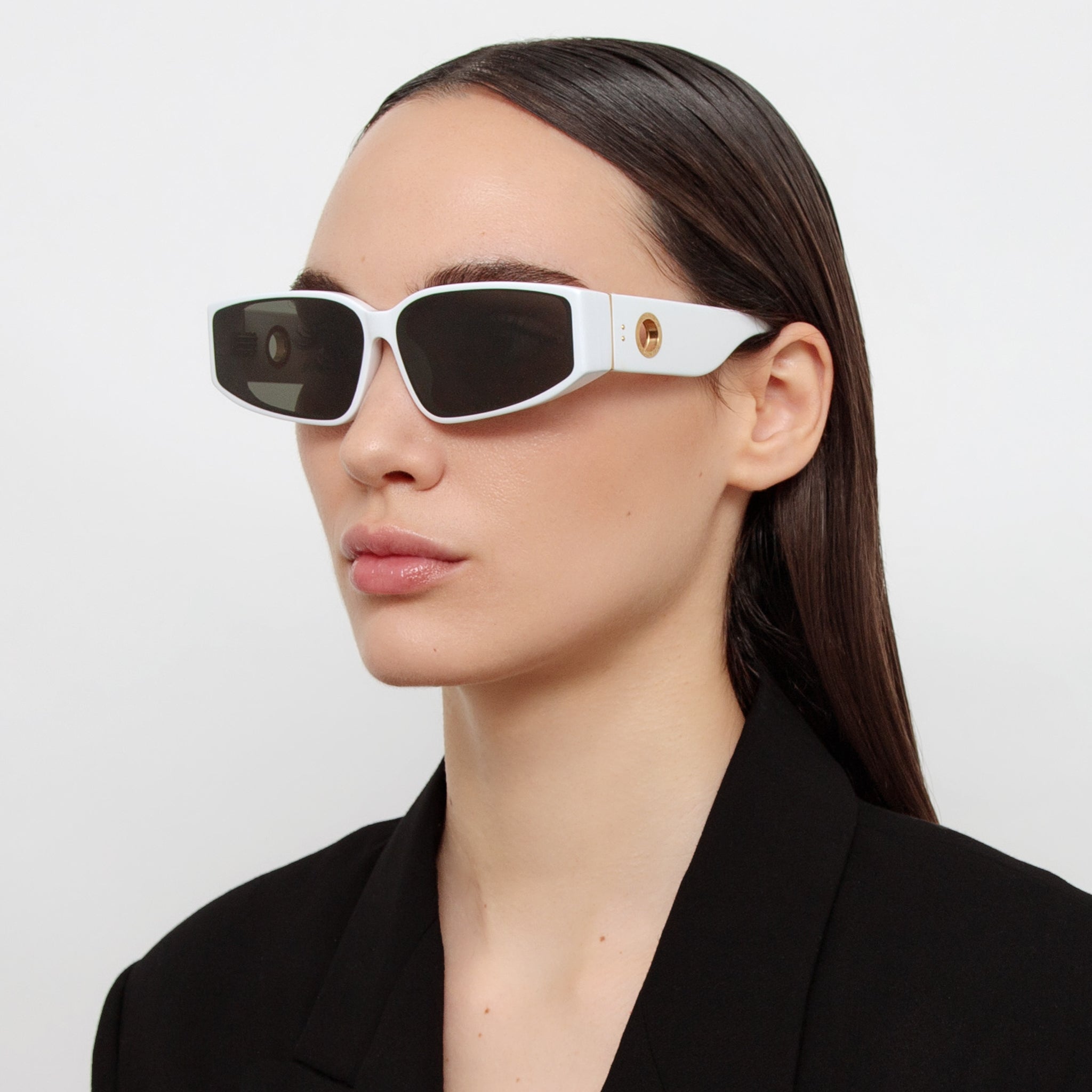 Alexis Sunglasses in White