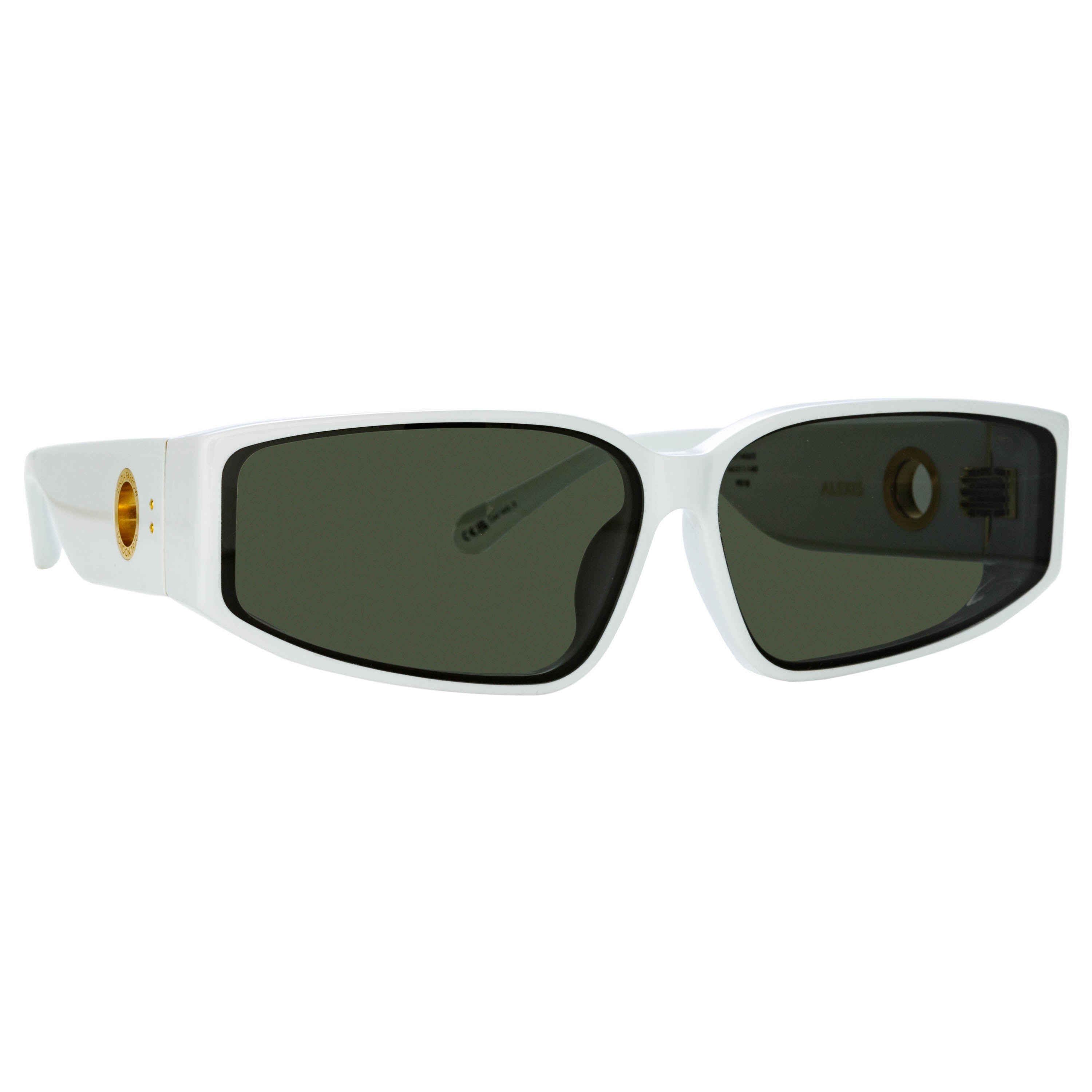 Alexis Sunglasses in White