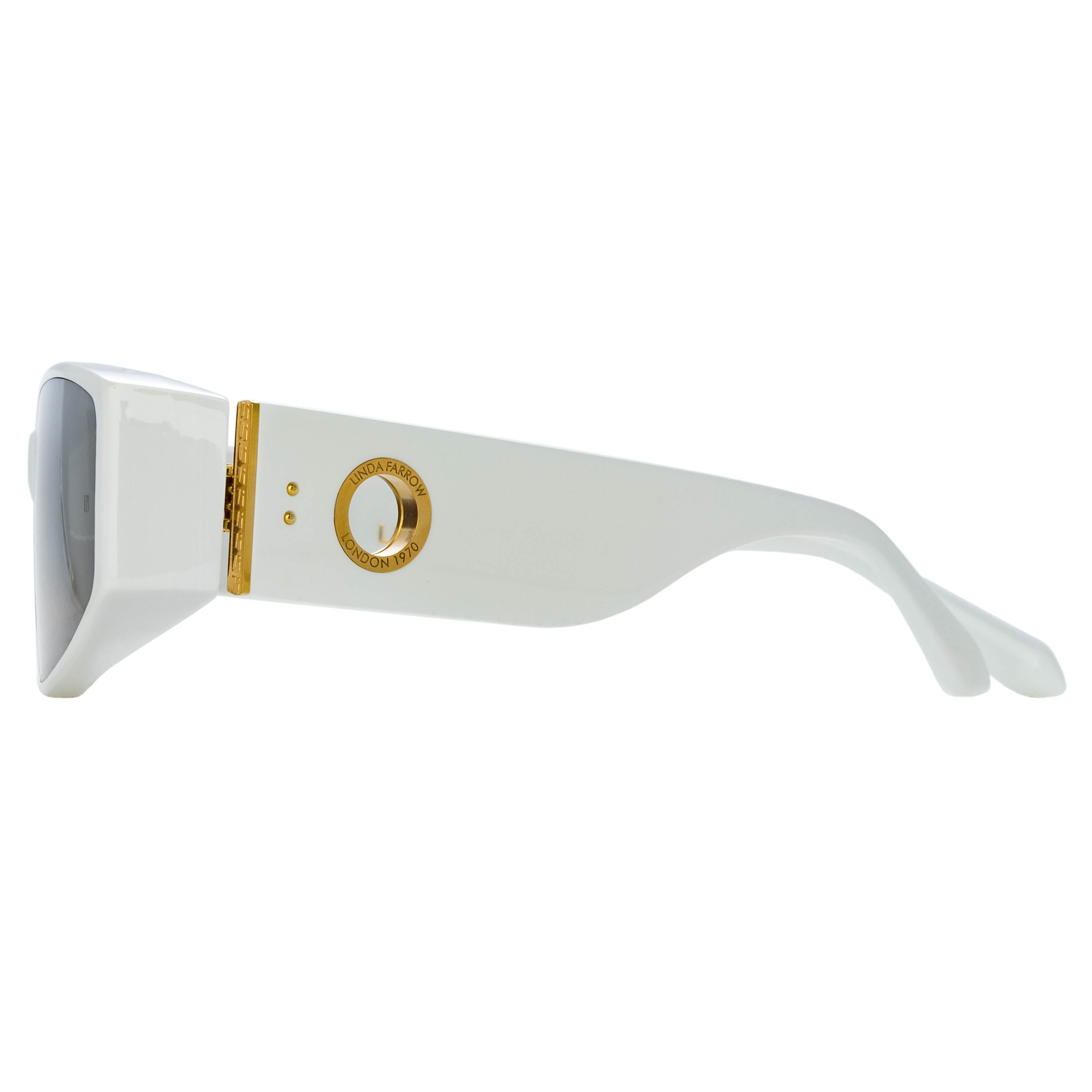 Alexis Sunglasses in White