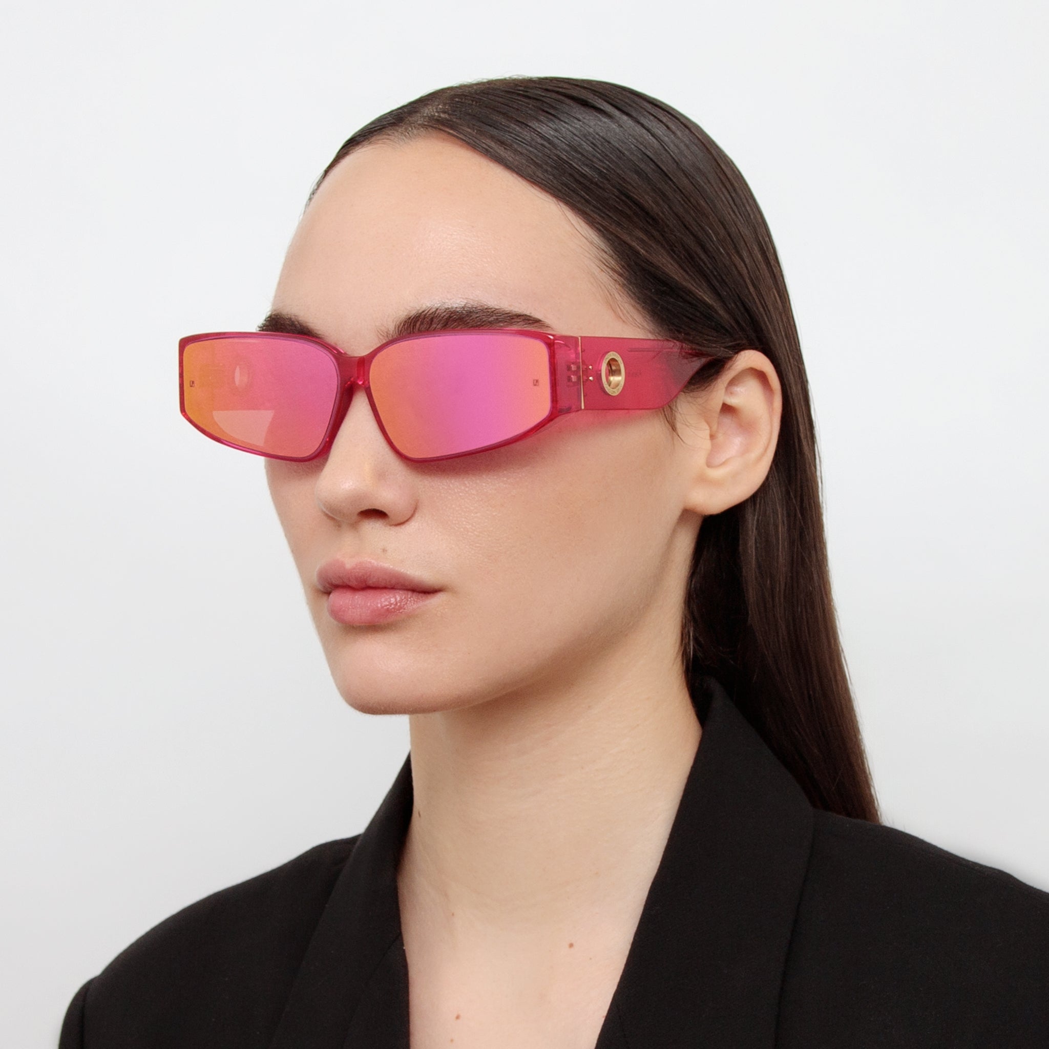 Alexis Sunglasses in Neon Pink