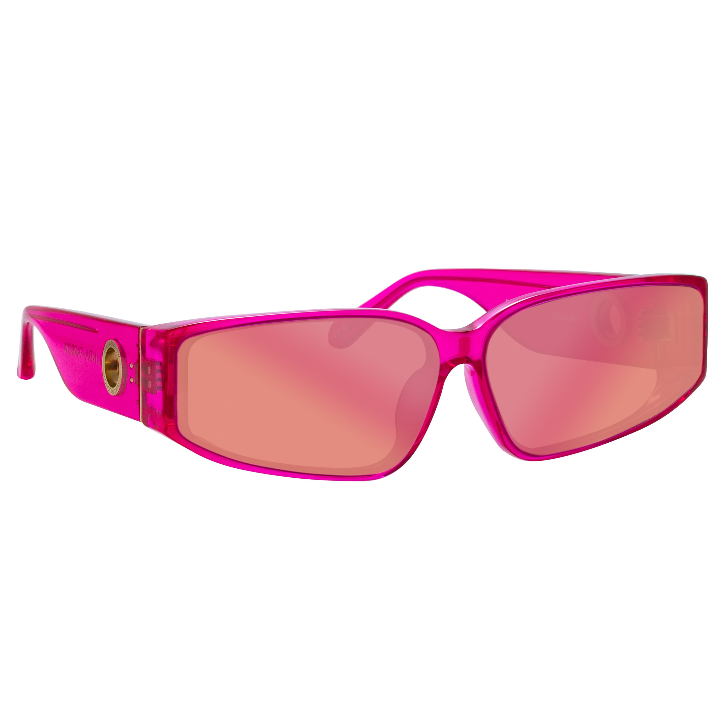 Alexis Sunglasses in Neon Pink