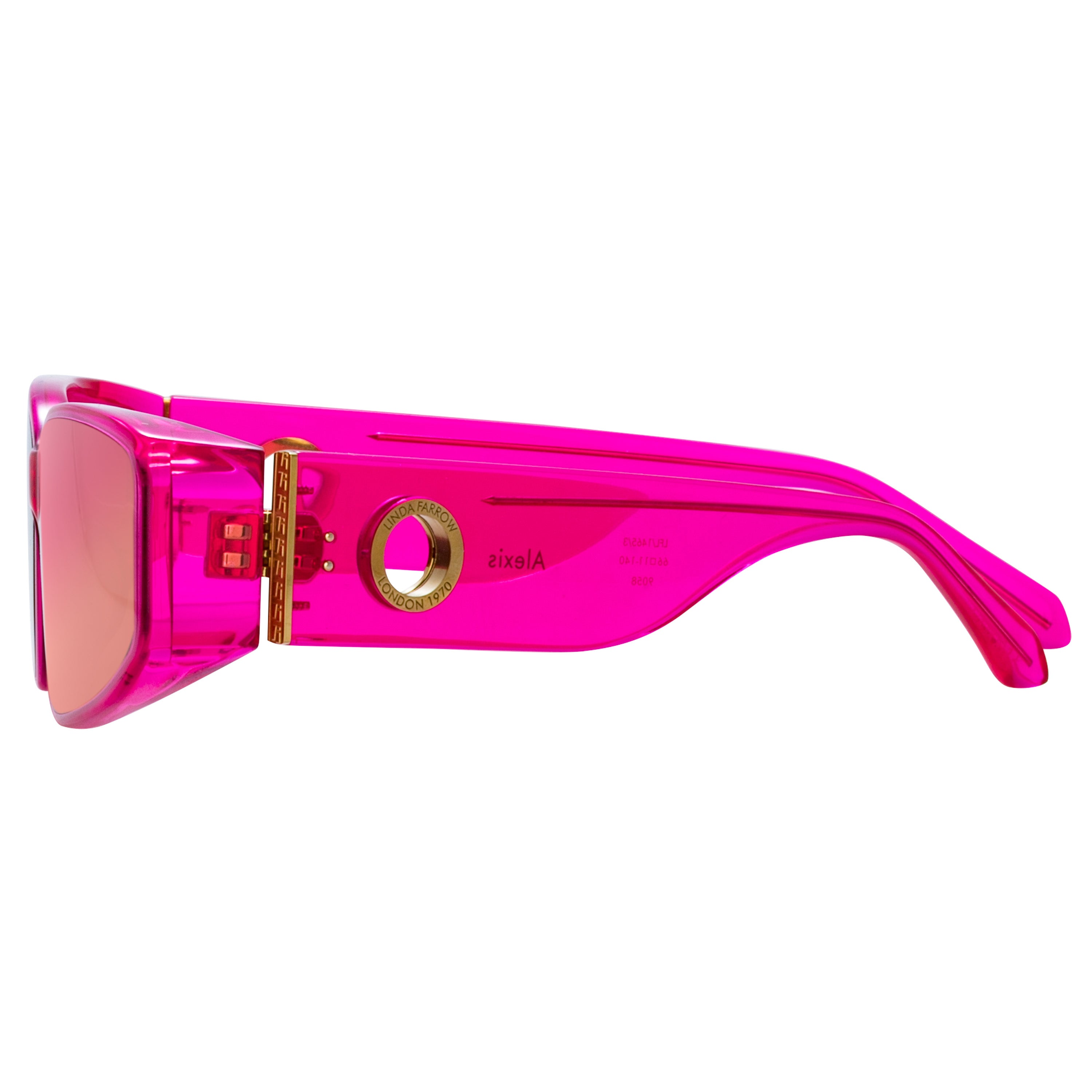 Alexis Sunglasses in Neon Pink