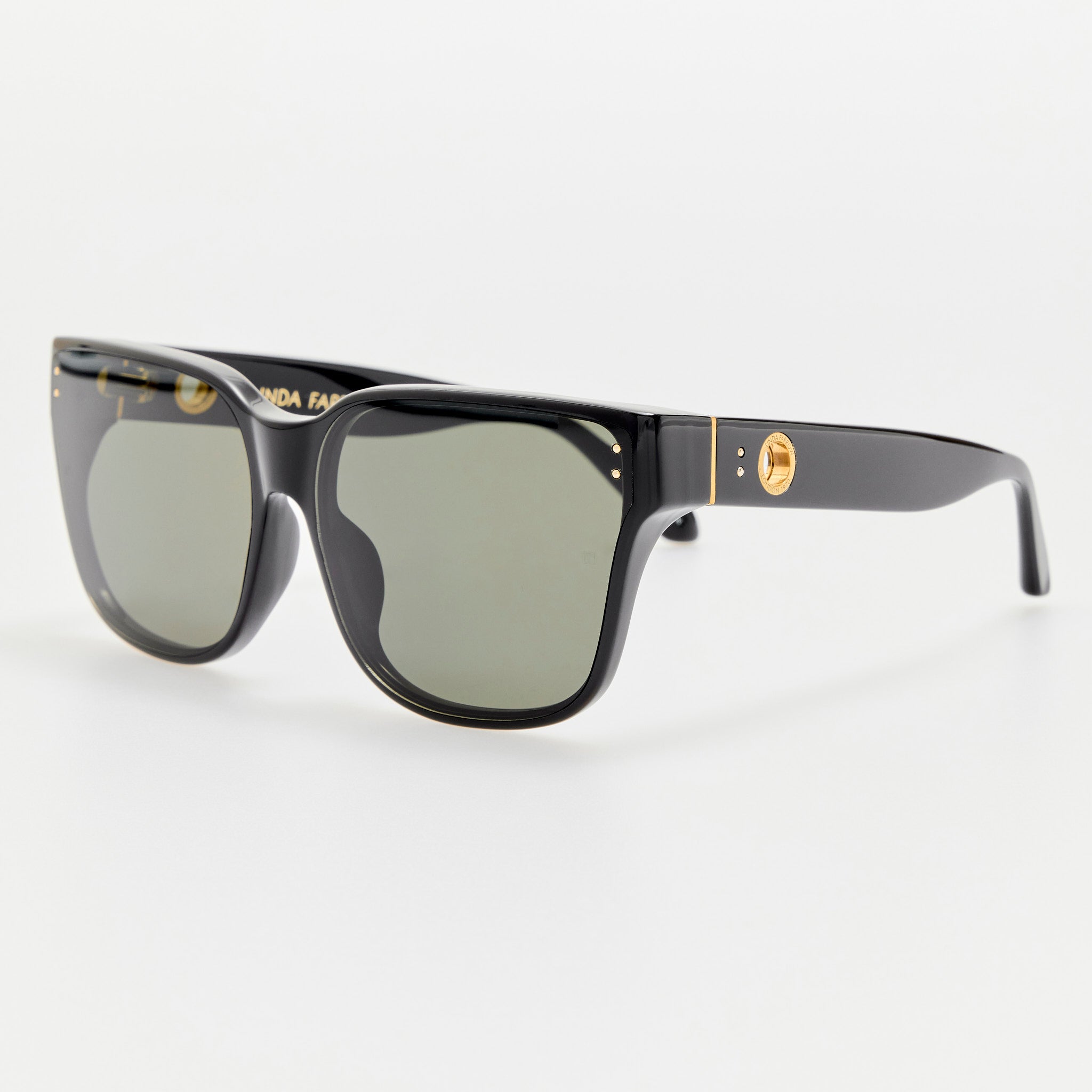 Rui Oversize Sunglasses in Black