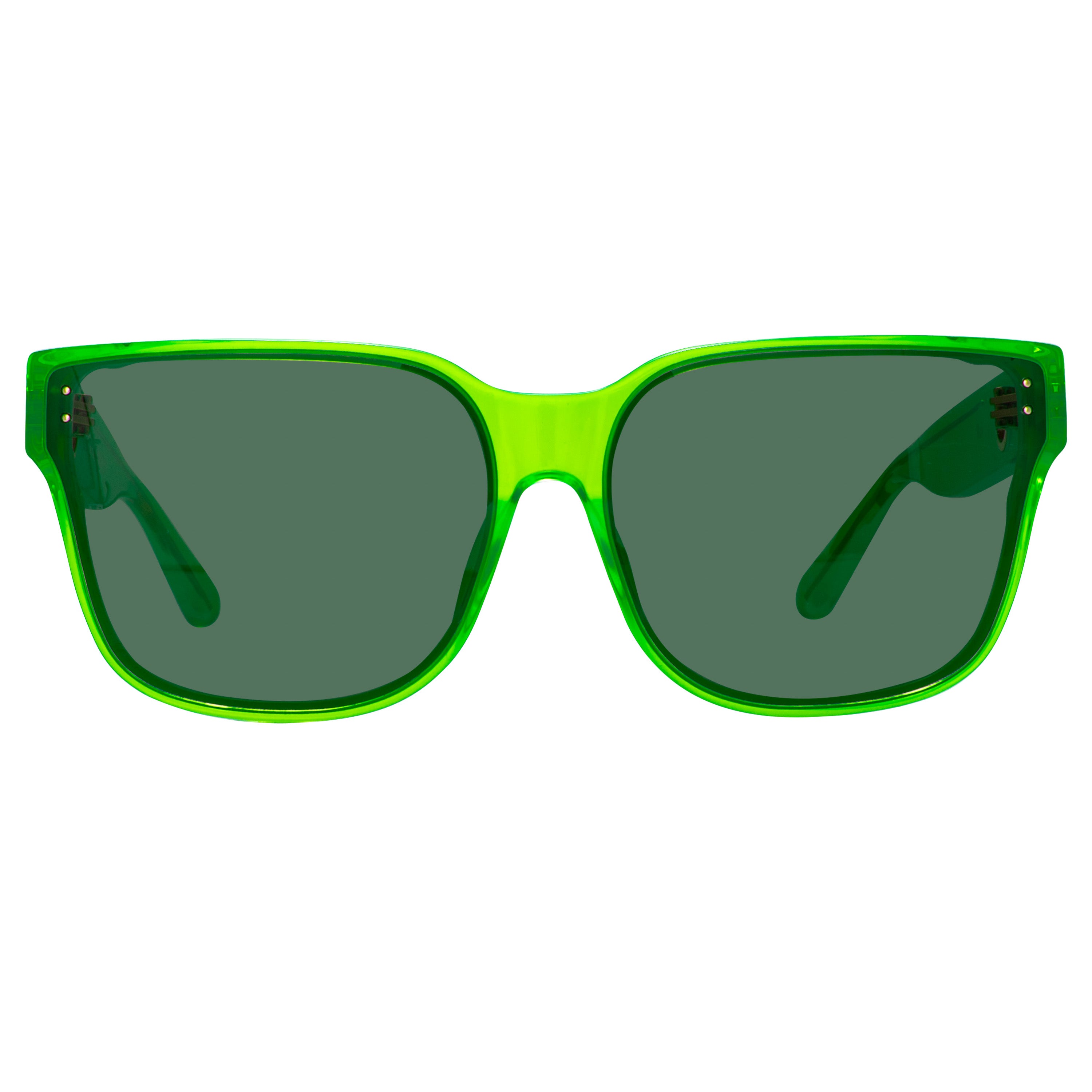 Rui Oversize Sunglasses in Neon Lime