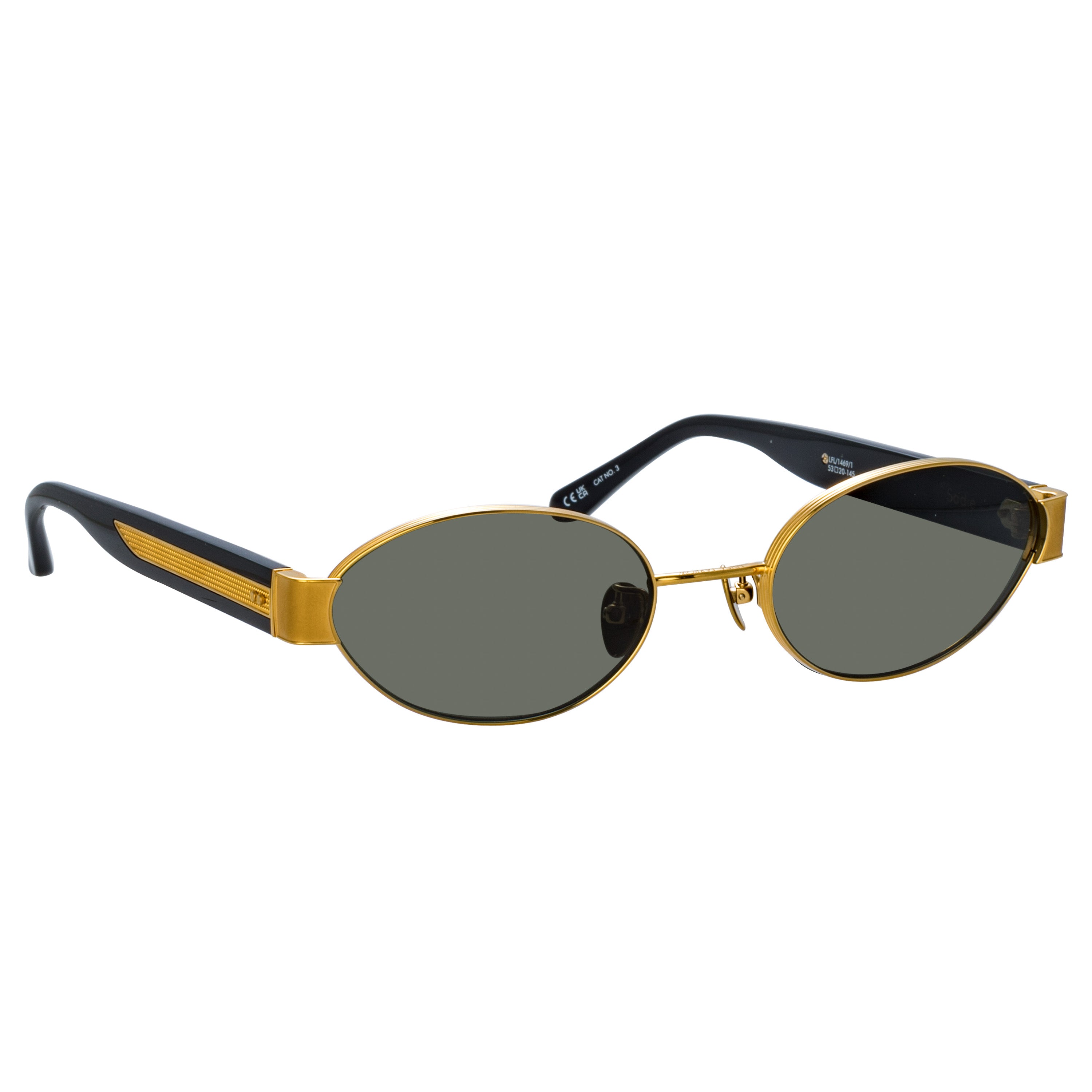 Sadie Sunglasses in Yellow Gold