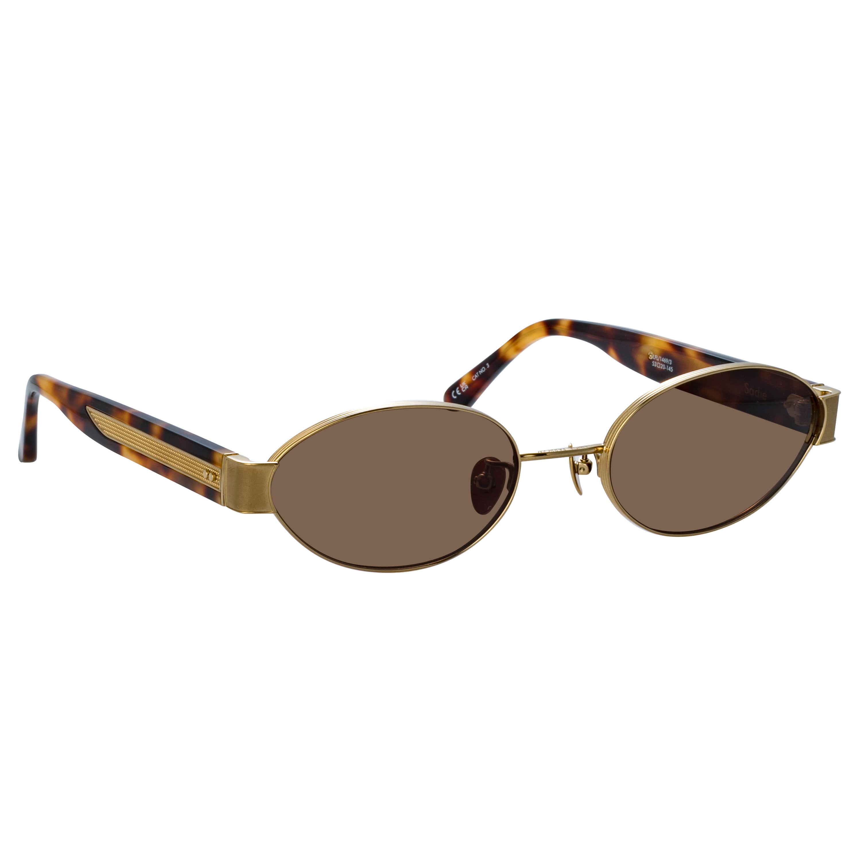 Sadie Sunglasses in Light Gold